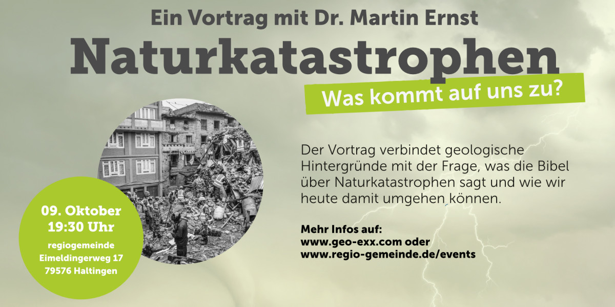 Wort und Wissen Vortragsabend Event Flyer