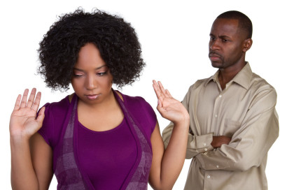 Angry African American Couple