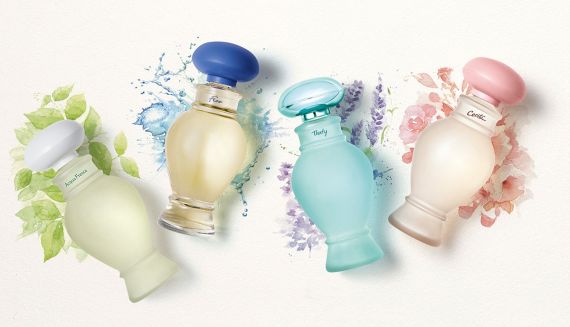 Watercolor splashes - o Boticário