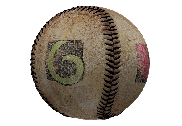 Editable Rotating Baseball - 25