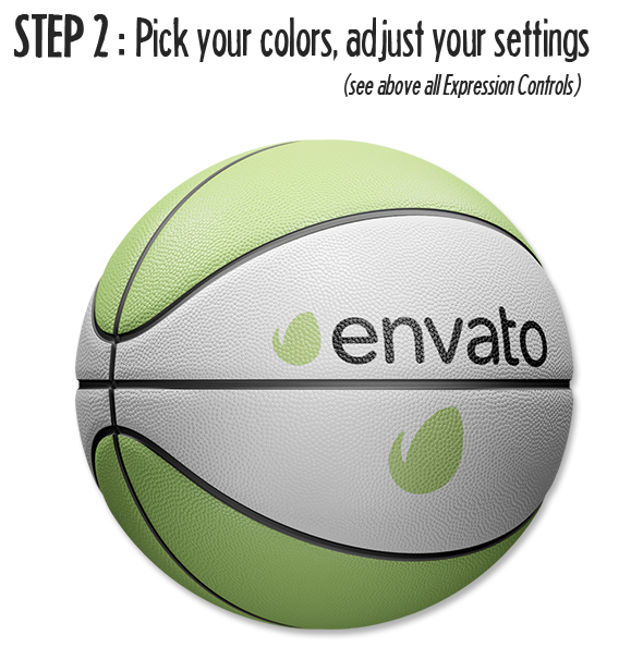 Editable Rotating Basketball - 28