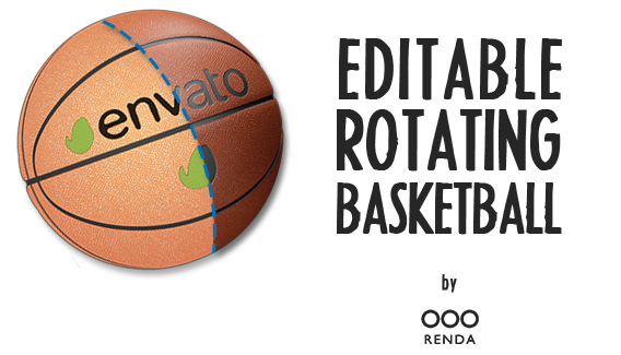 Editable Rotating Basketball - 17