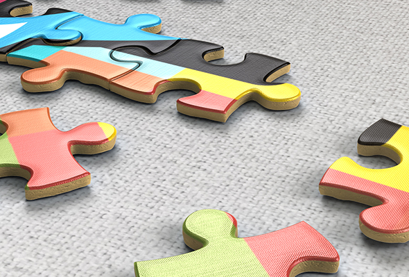 Jigsaw Puzzle Logo Reveal - 27