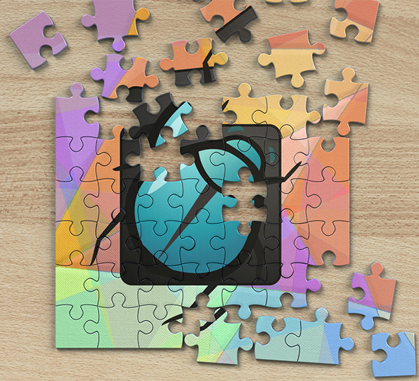 Jigsaw Puzzle Logo Reveal - 25