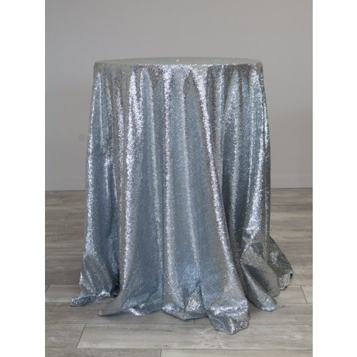 Silver Sequin (120" Round Only)