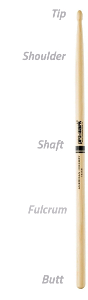 parts of a drum stick