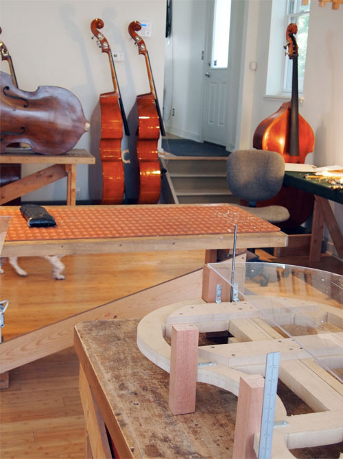 Lloyd's first floor workshop.