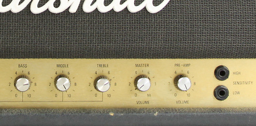 Marshall JCM 800 2204 Volume Controls