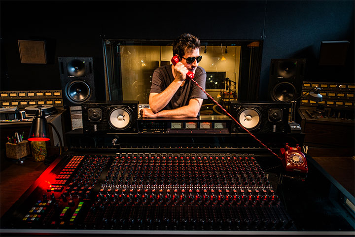 Bill Skibbe at the Flickinger N32 Matrix Console