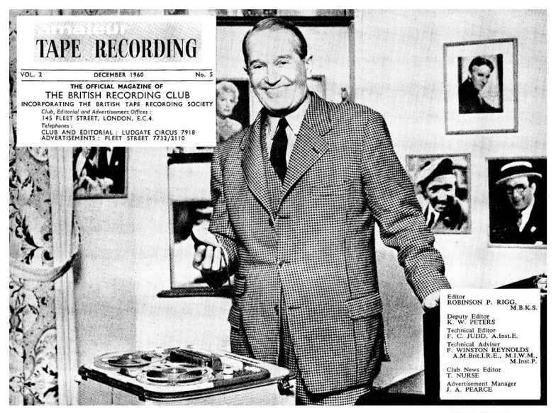 tape recording article from amateur tape recording magazine