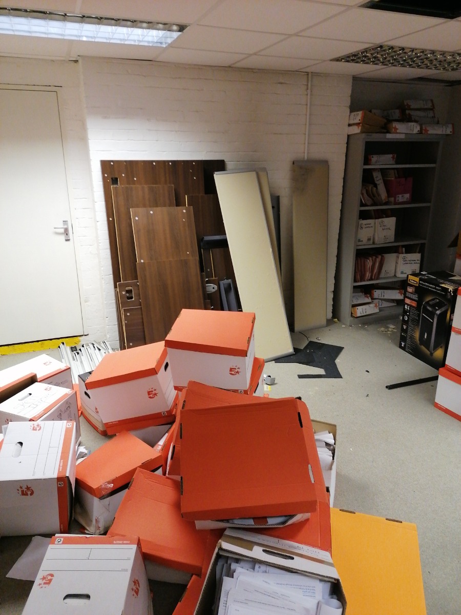 Dismantled desks for disposal just £0.00 Item ID 11477