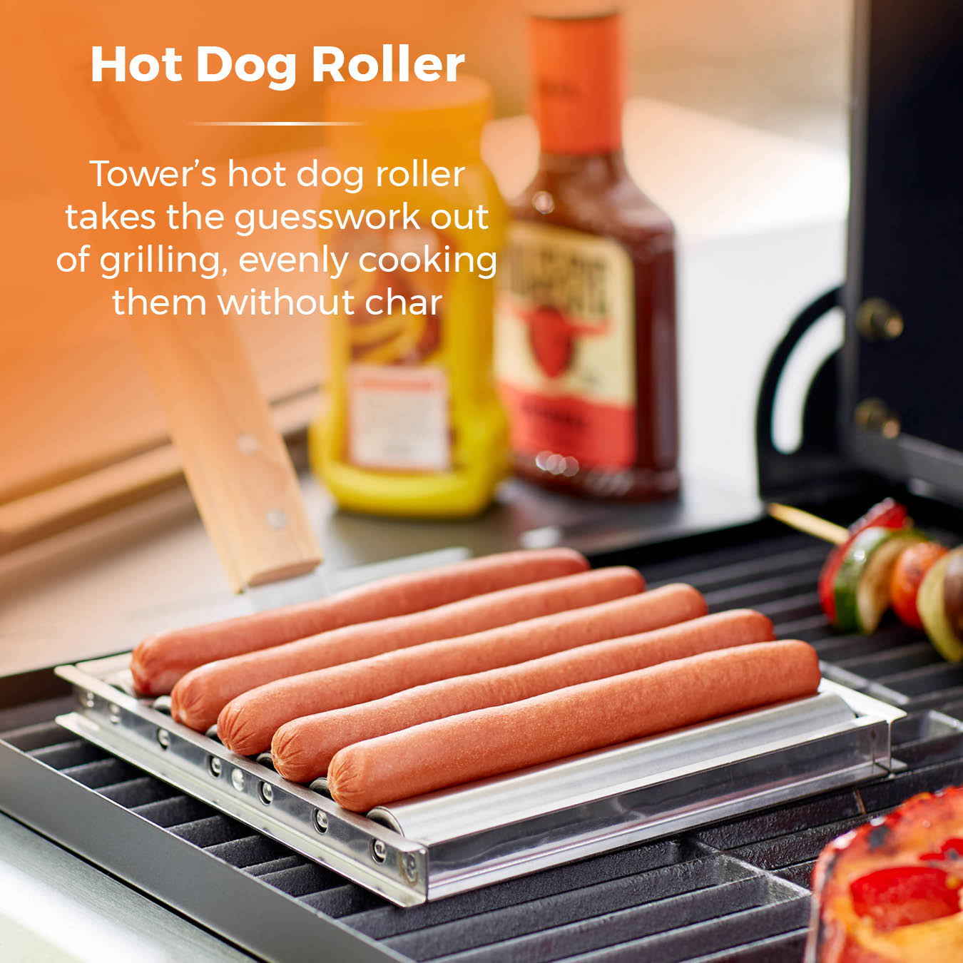 thumbnail image 2 of Funny Camping Cooking Accessory Dinosaur Hot Dog Holder For Grill - Funny Hot Dog Roller For Outdoor Cooking & Camping Camping Cooking Gear 2 of 12
