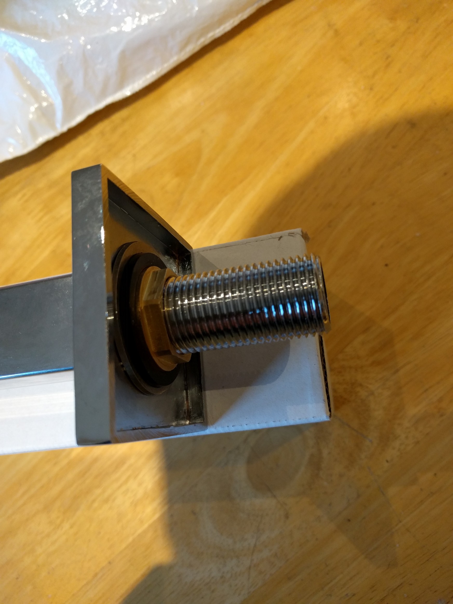 Installing a shower arm DIYnot Forums