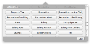 quicken export top level categories