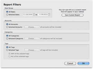 quicken export top level categories