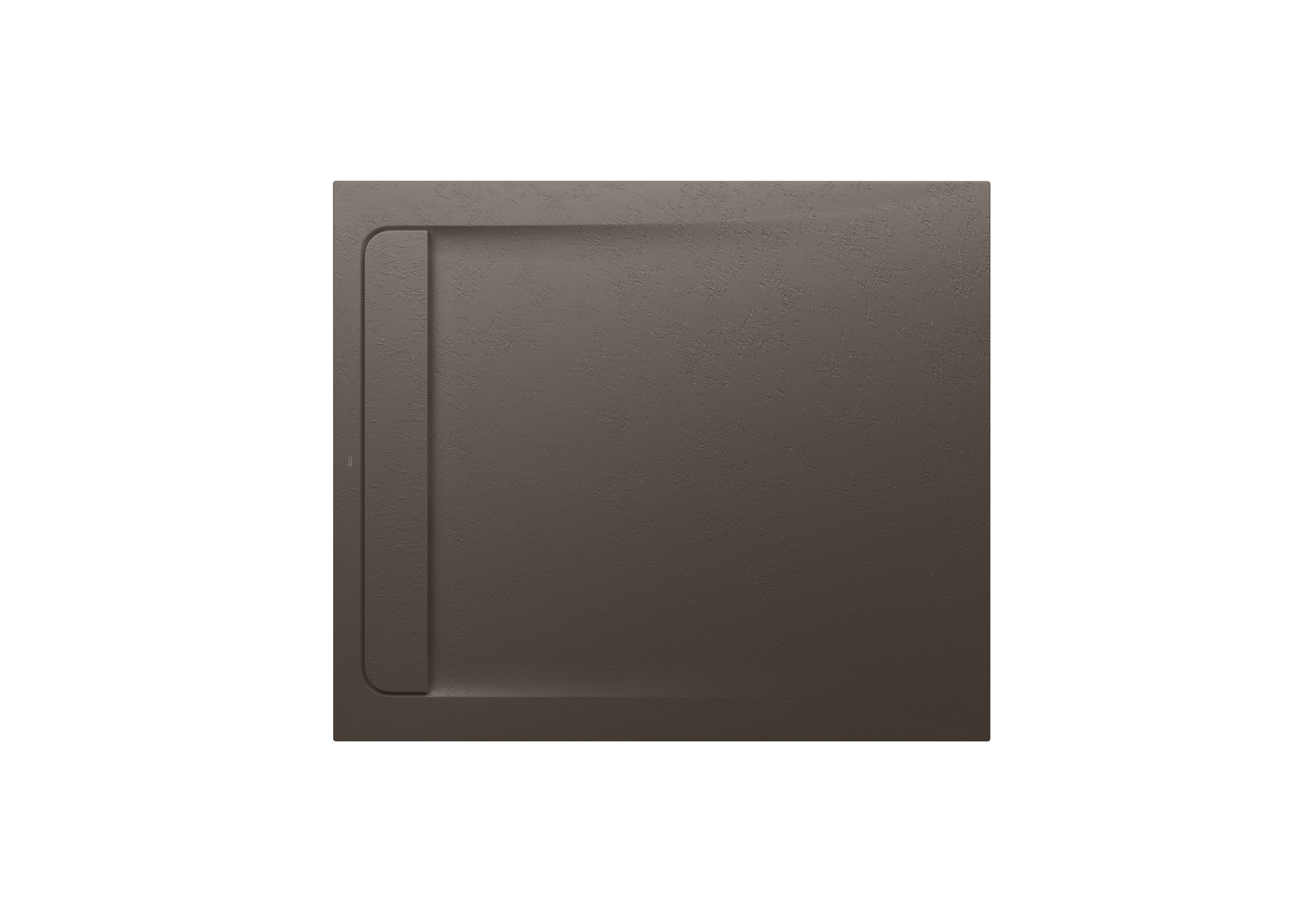 Aquos receveur en stonex avec vidage haut débit 1000x800 café