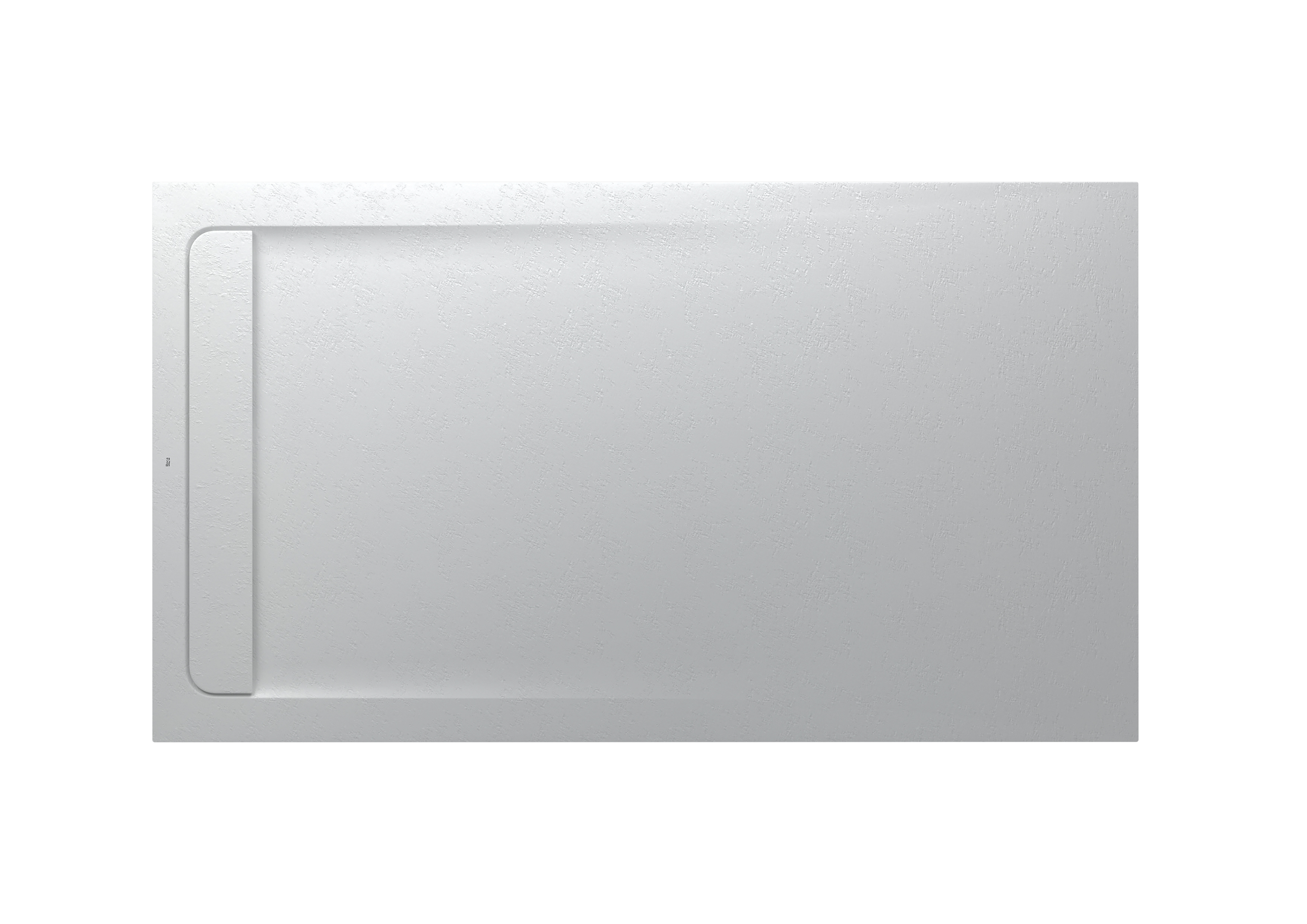 Aquos receveur en stonex avec vidage haut débit 1600x1000 perle