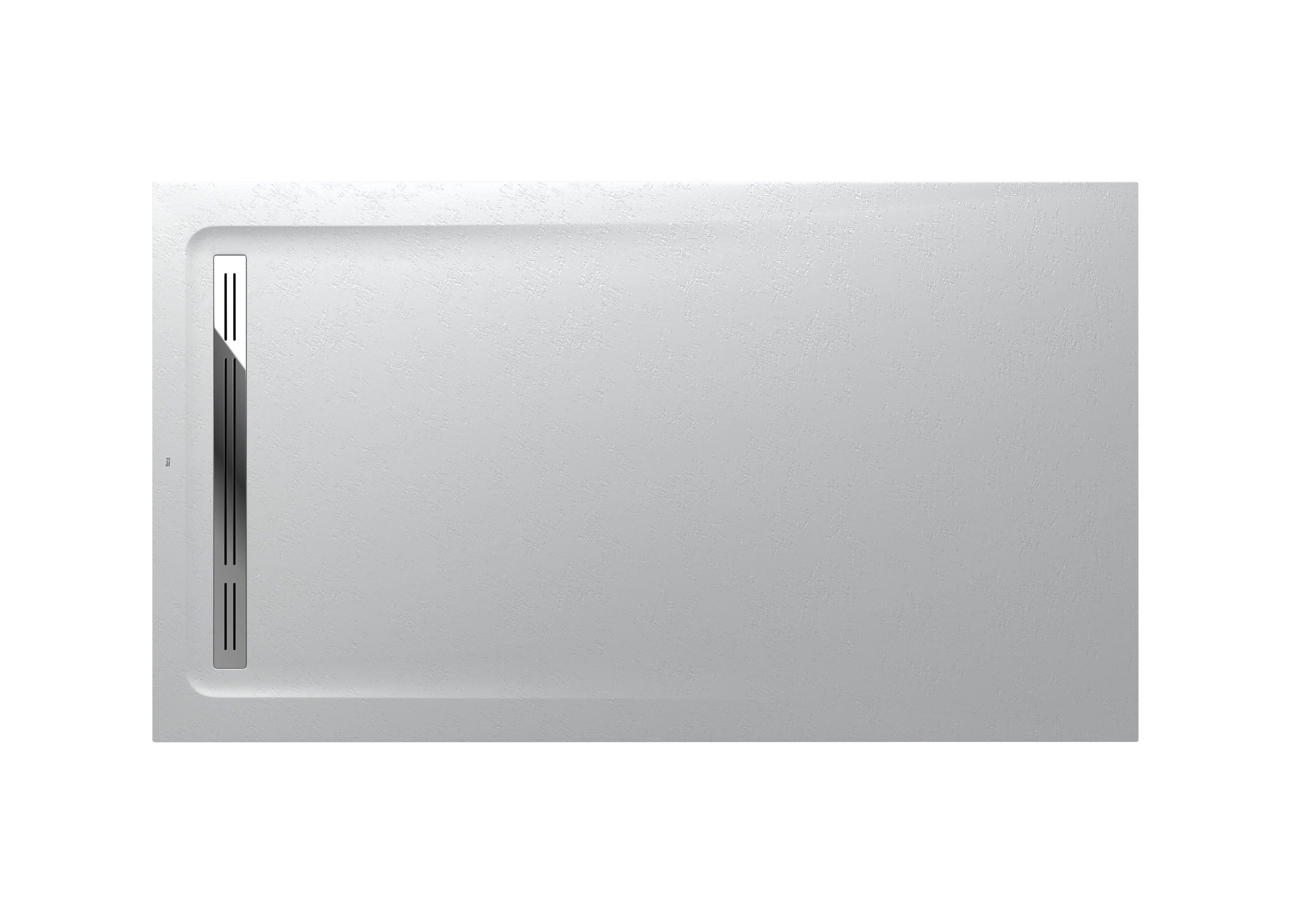 Aquos receveur en stonex avec vidage haut débit 1800x1000 perle