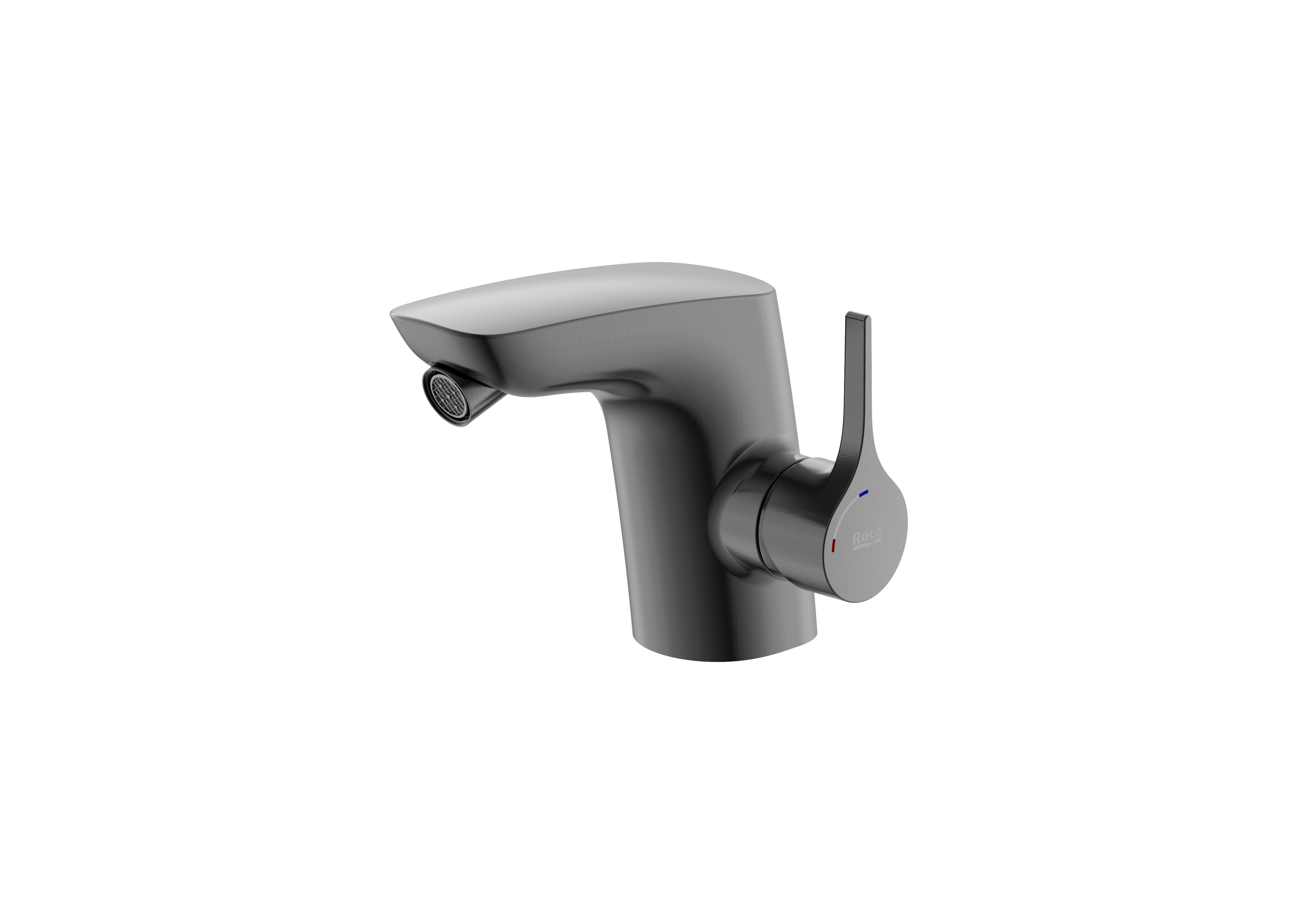 Insignia mitigeur bidet avec tirette titanium black brosse