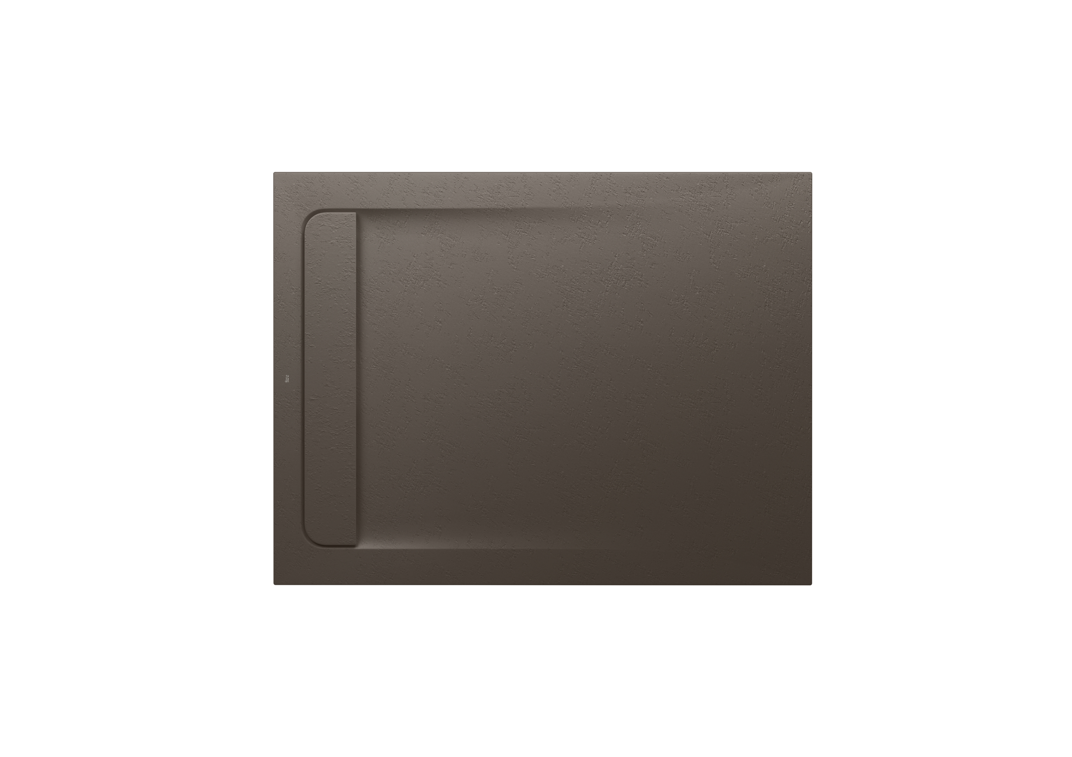 Aquos receveur en stonex avec vidage haut débit 1200x900 café