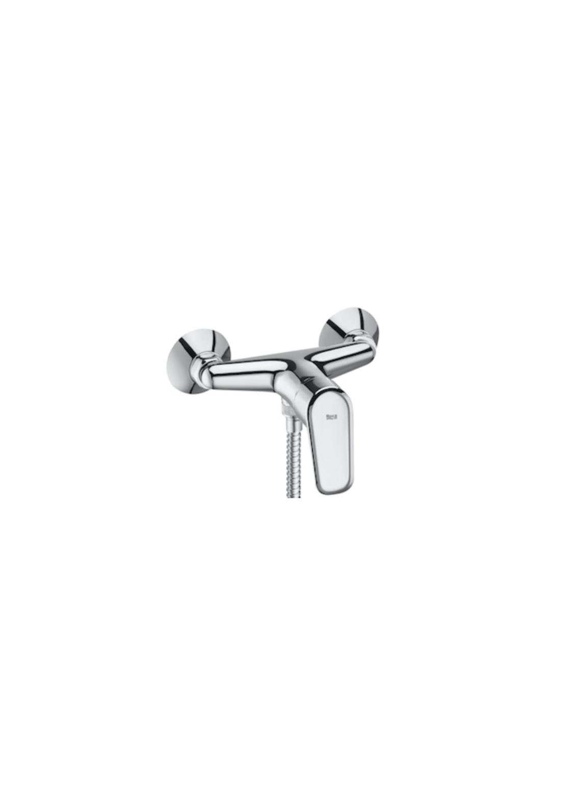 Adele mitigeur de douche mural, livré avec raccords excentrés nf