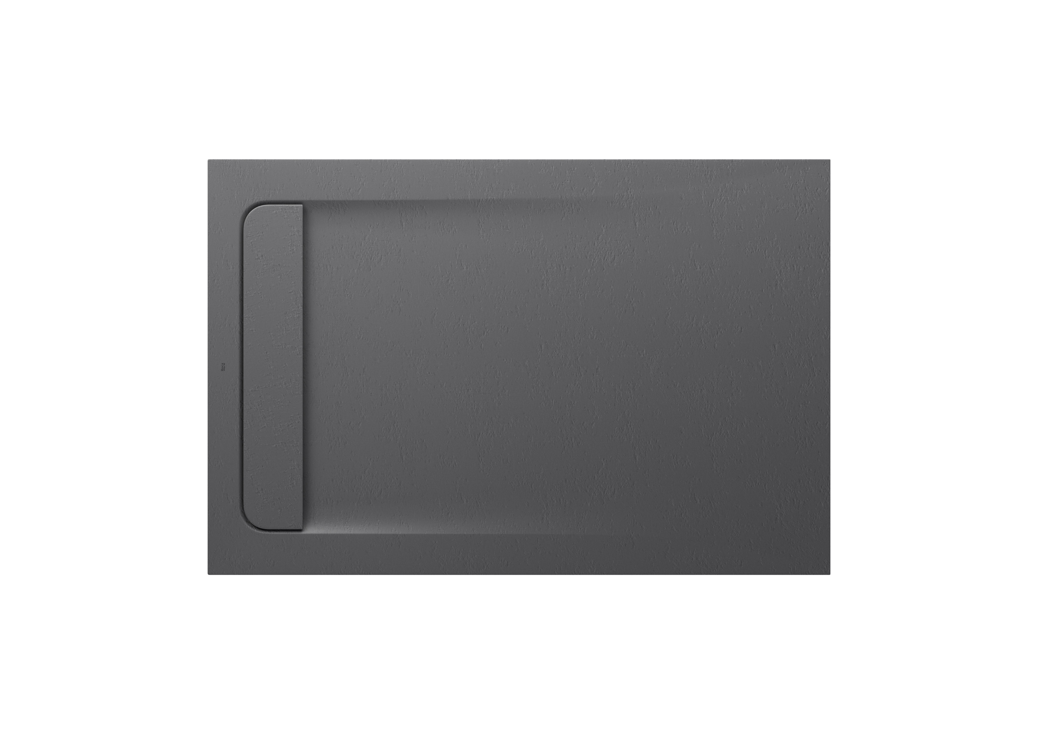 Aquos receveur en stonex avec vidage haut débit 1200x800 gris ardoise