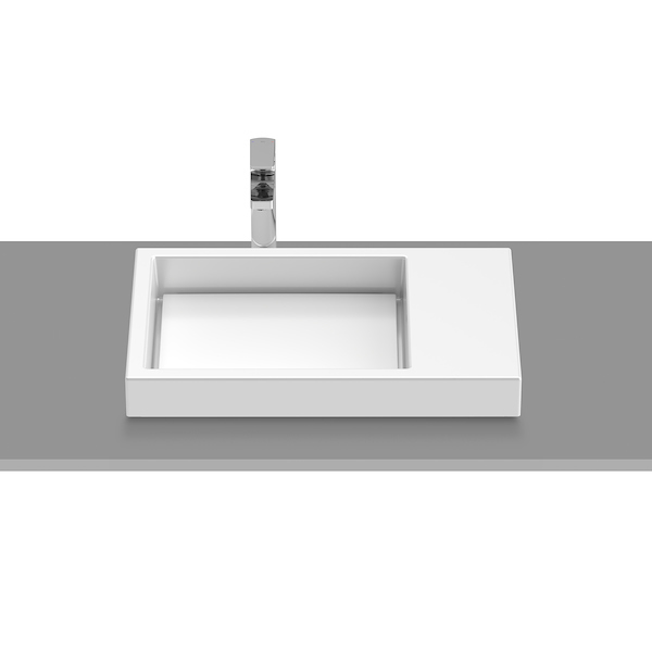 Horizon vasque à poser skyline 600x380 mm blanc brillant