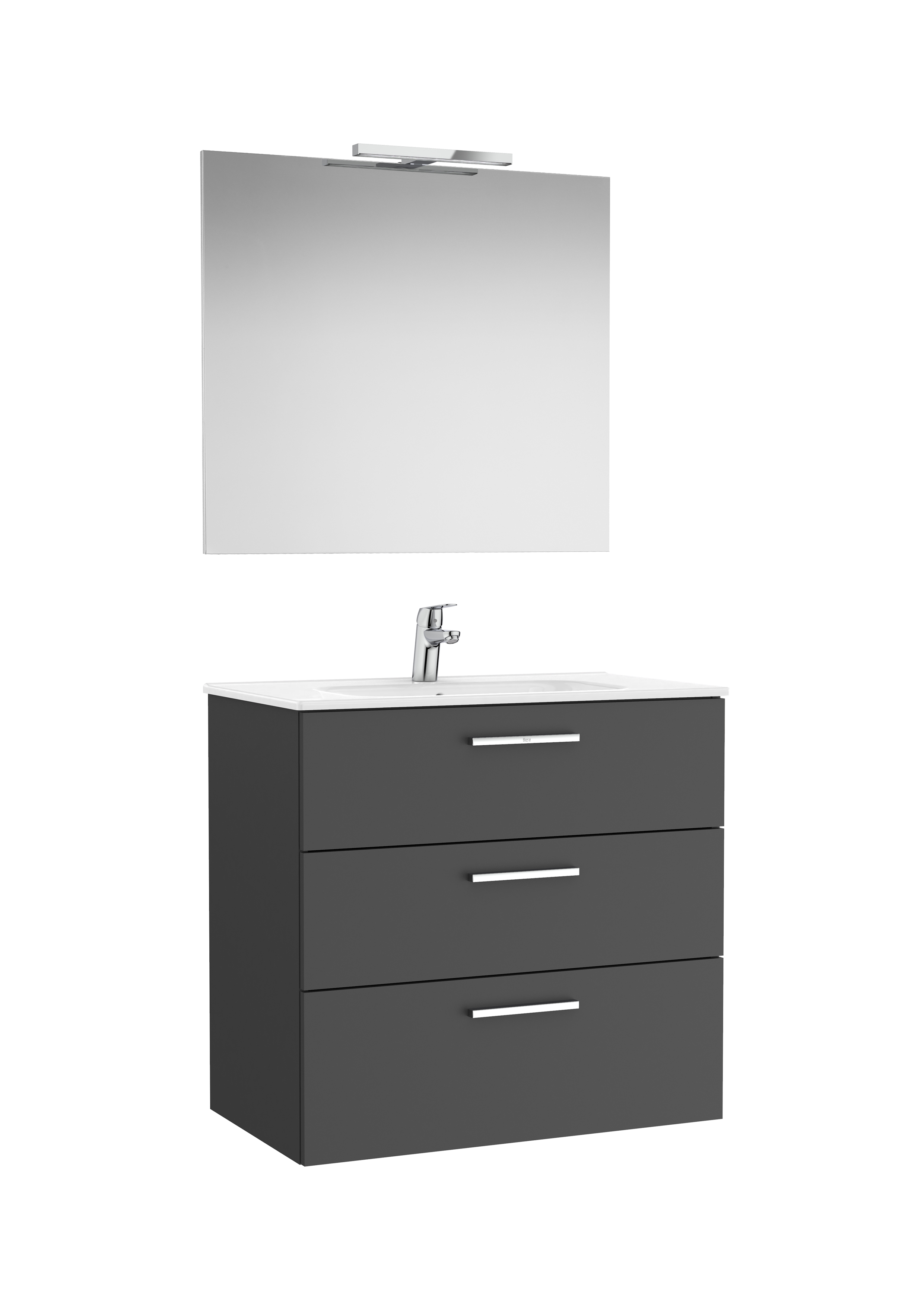 Victoria pack 3 tiroirs 800mm gris anthracite