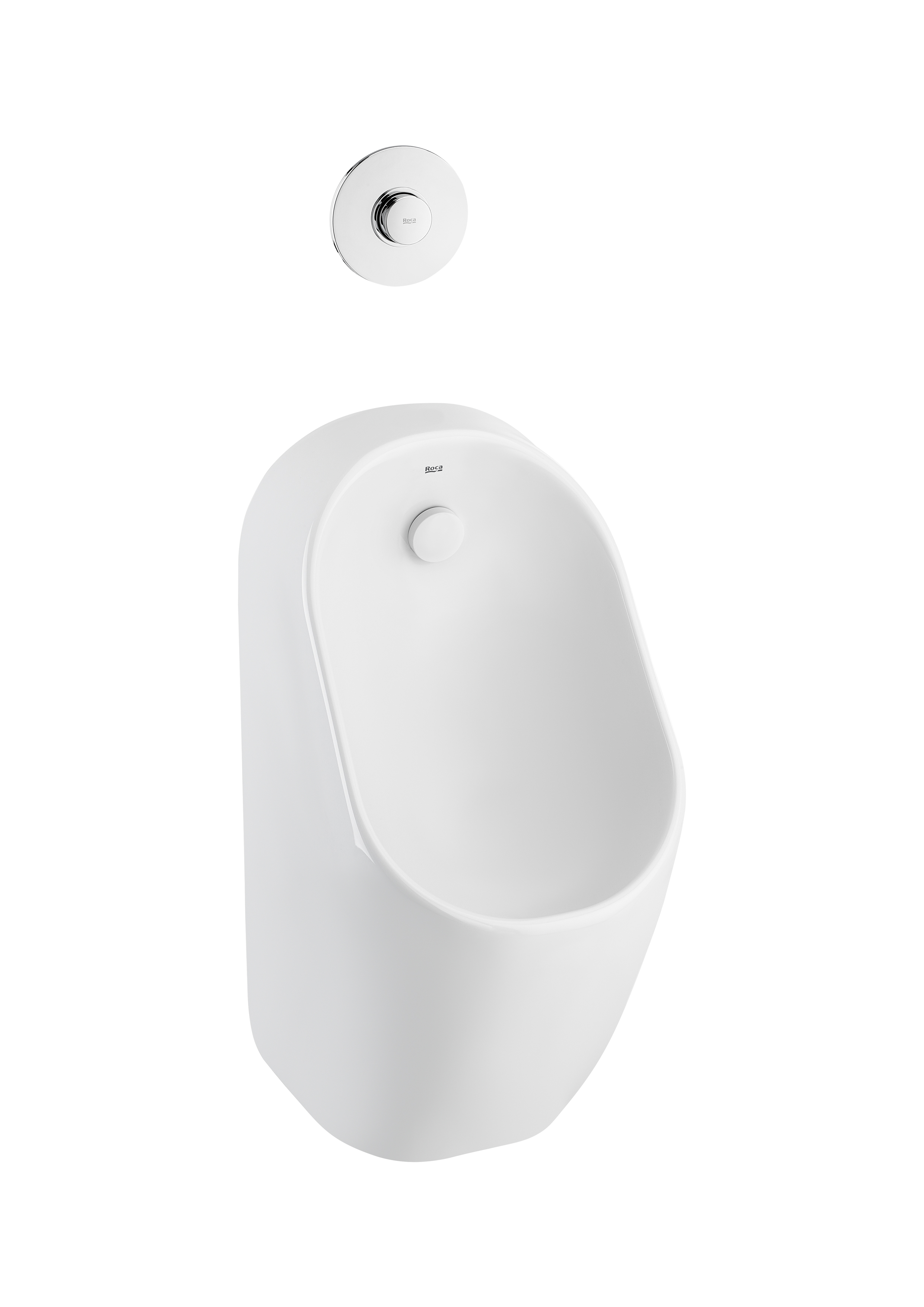 Proton urinoir rimless pour alimentation encastrée par l'arrière