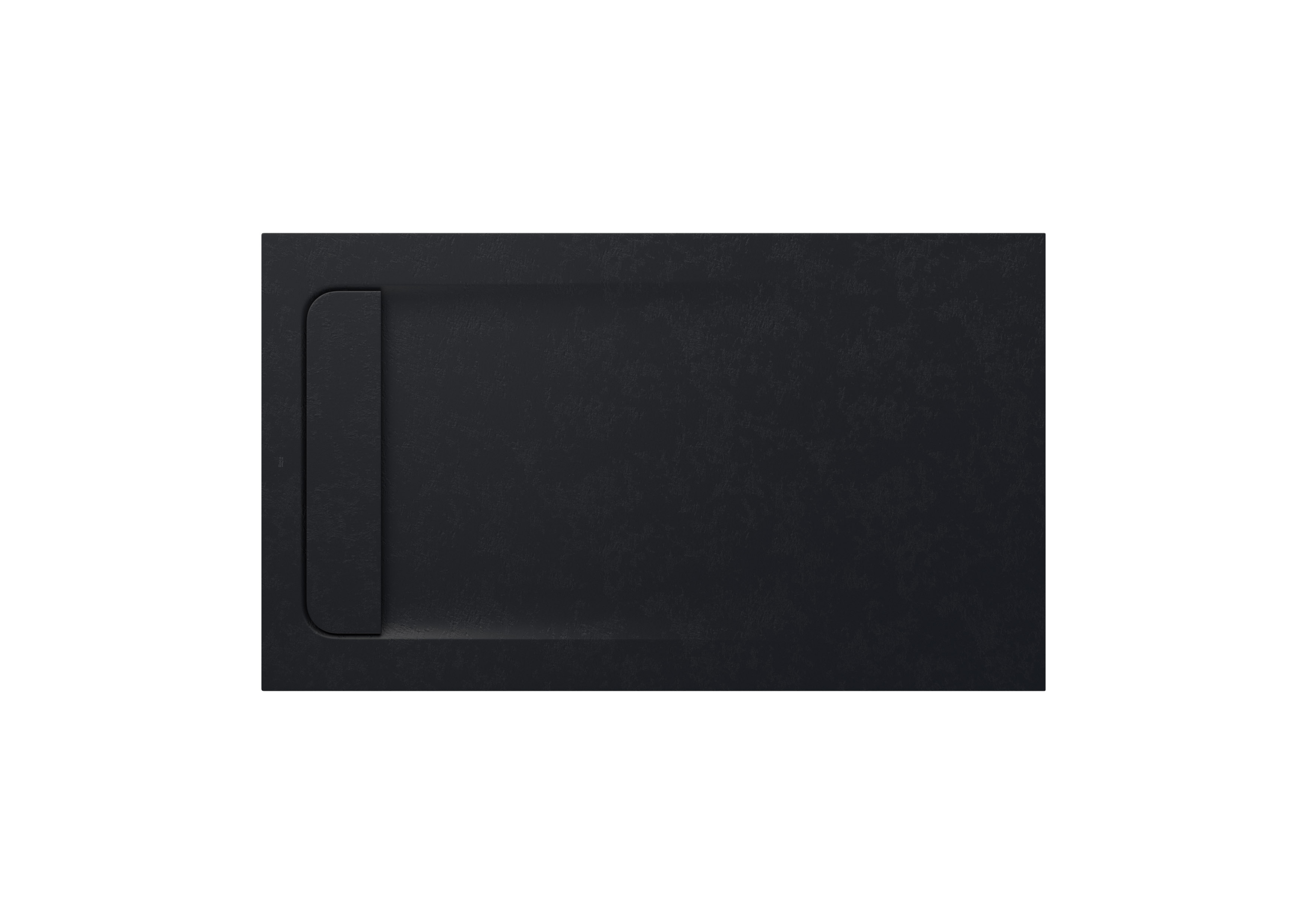 Aquos receveur en stonex avec vidage haut débit 1000x700 noir