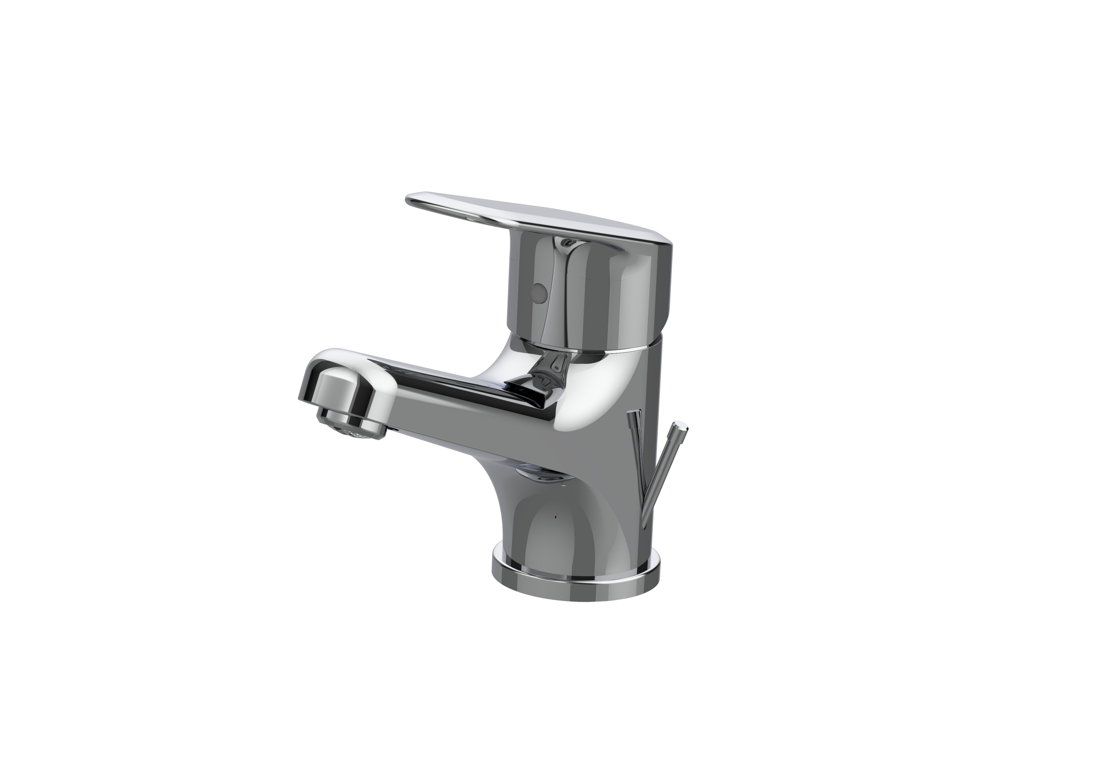 Adele mitigeur de lavabo, tirette latérale, vidage automatique hostalène n