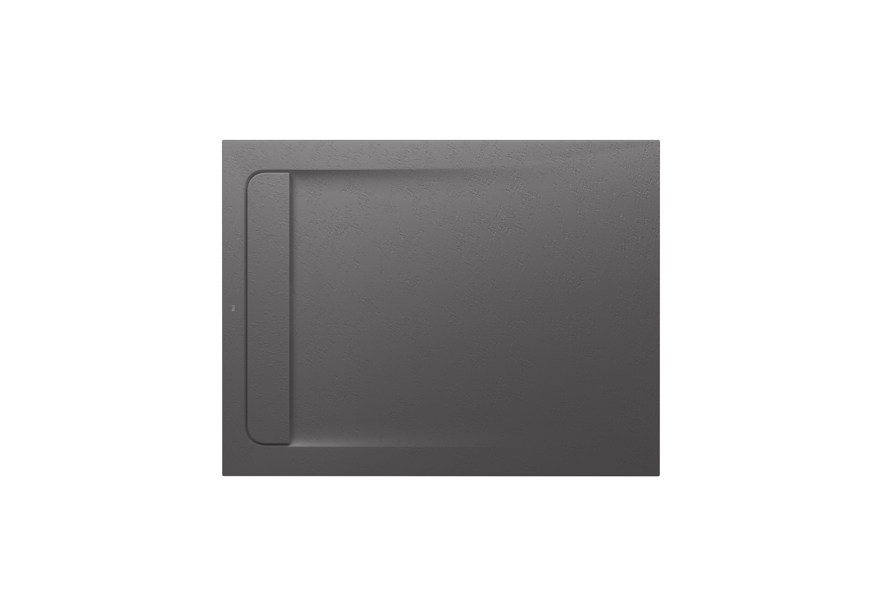 Aquos receveur en stonex avec vidage haut débit 1200x900 onyx