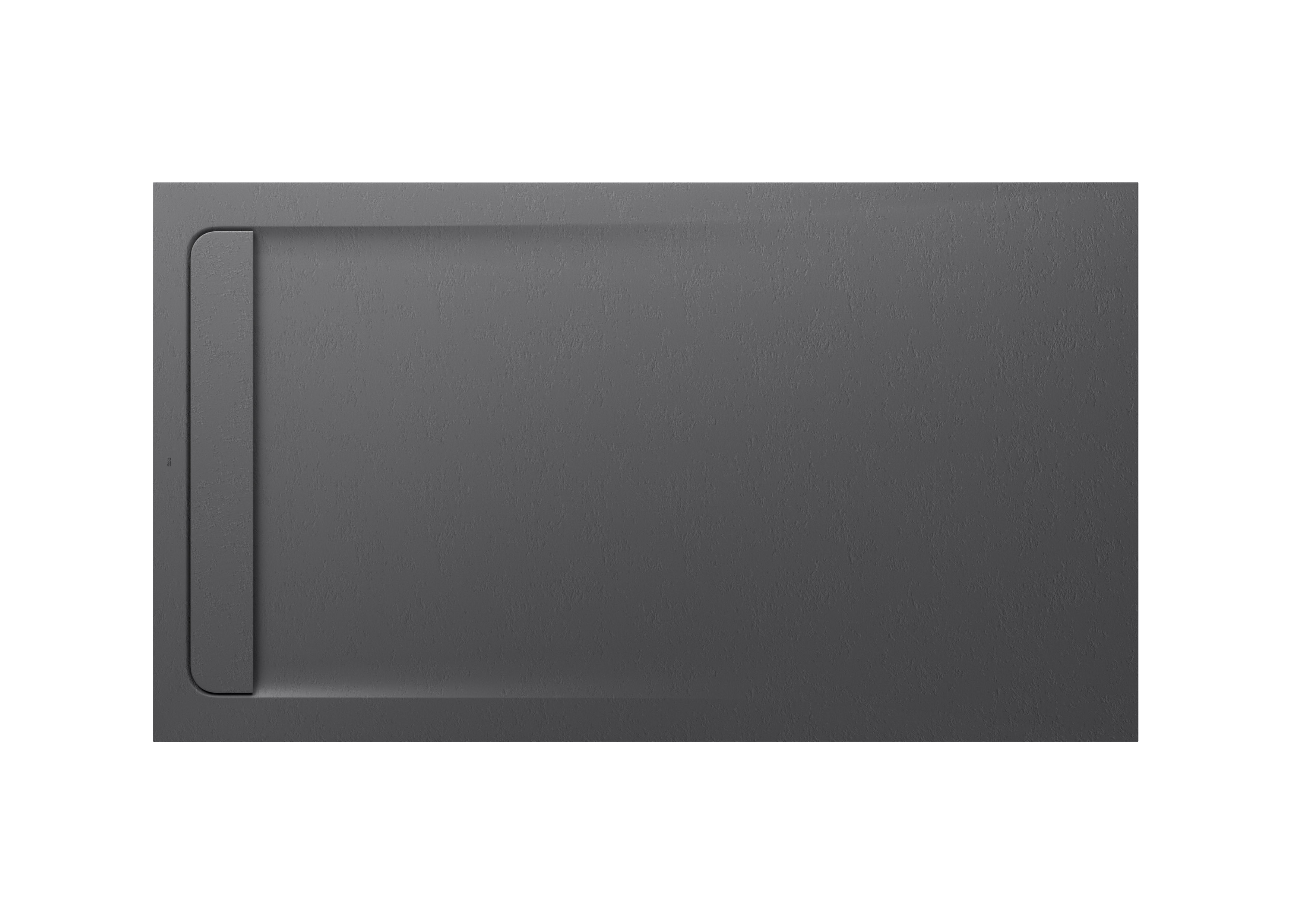 Aquos receveur en stonex avec vidage haut débit 1600x1000 gris ardoise