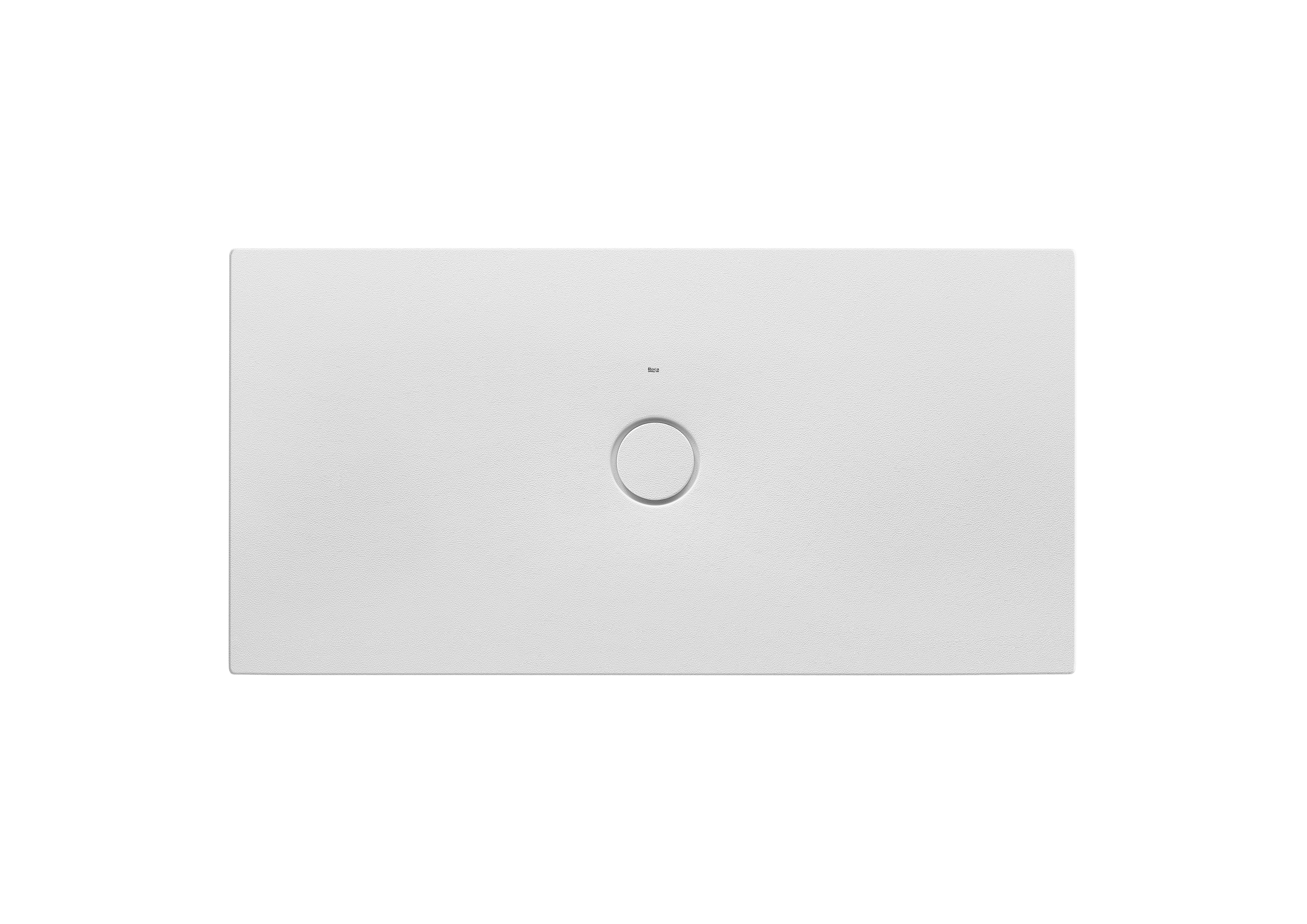 Cratos receveur extra-plat en senceramic avec vidage ø90 1400x700x35 b