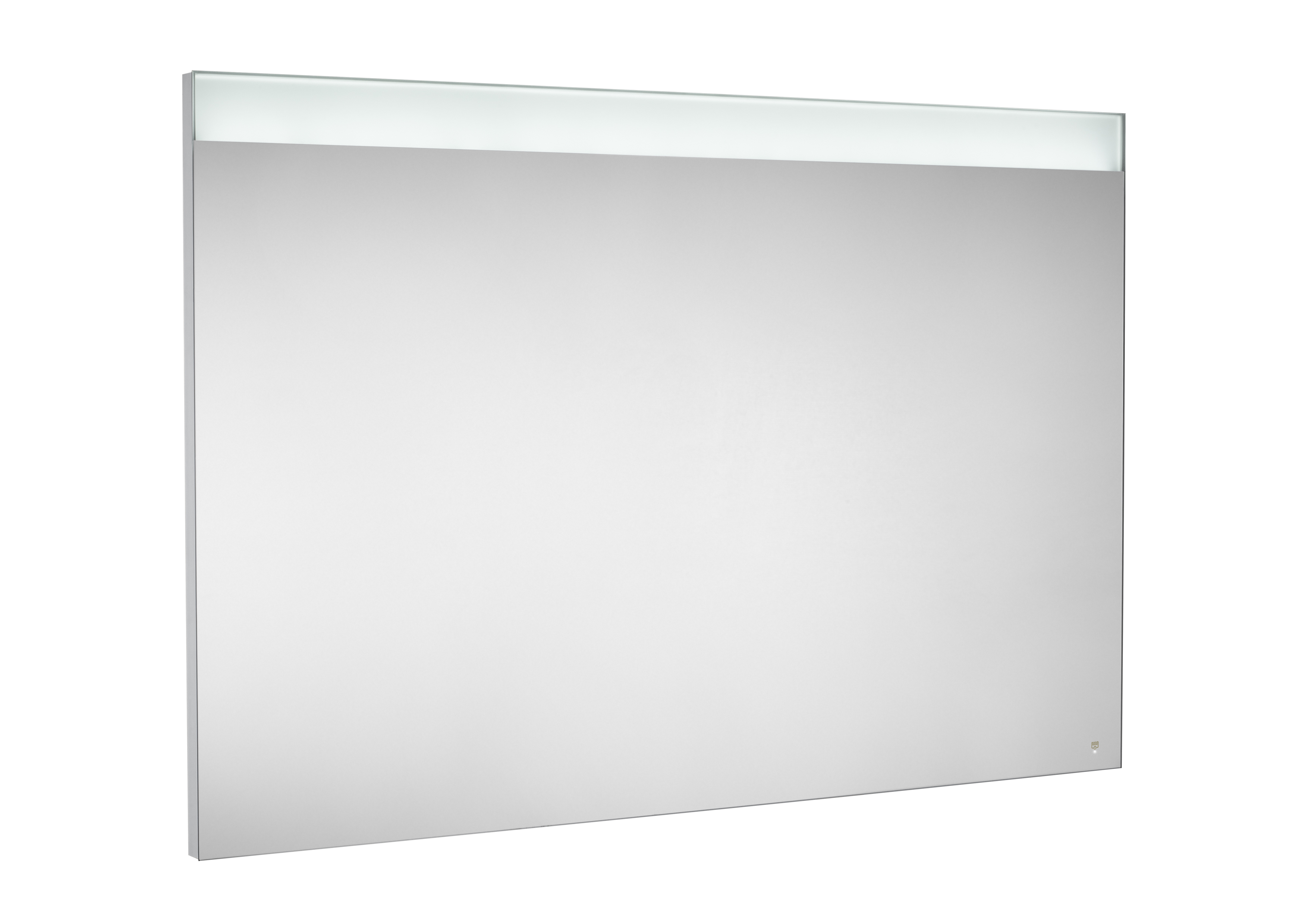 Prisma basic miroir avec lampe led cadre alu brossé intégrée 1200x800