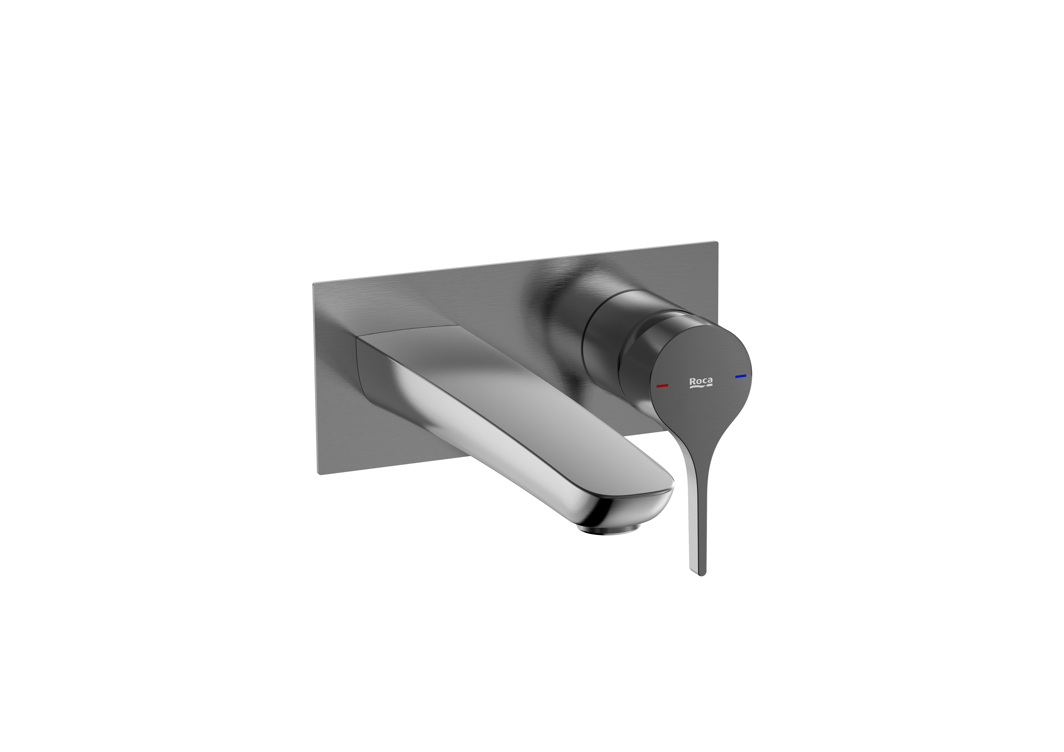 Insignia mitigeur lavabo monotr à enc titanium black brosse