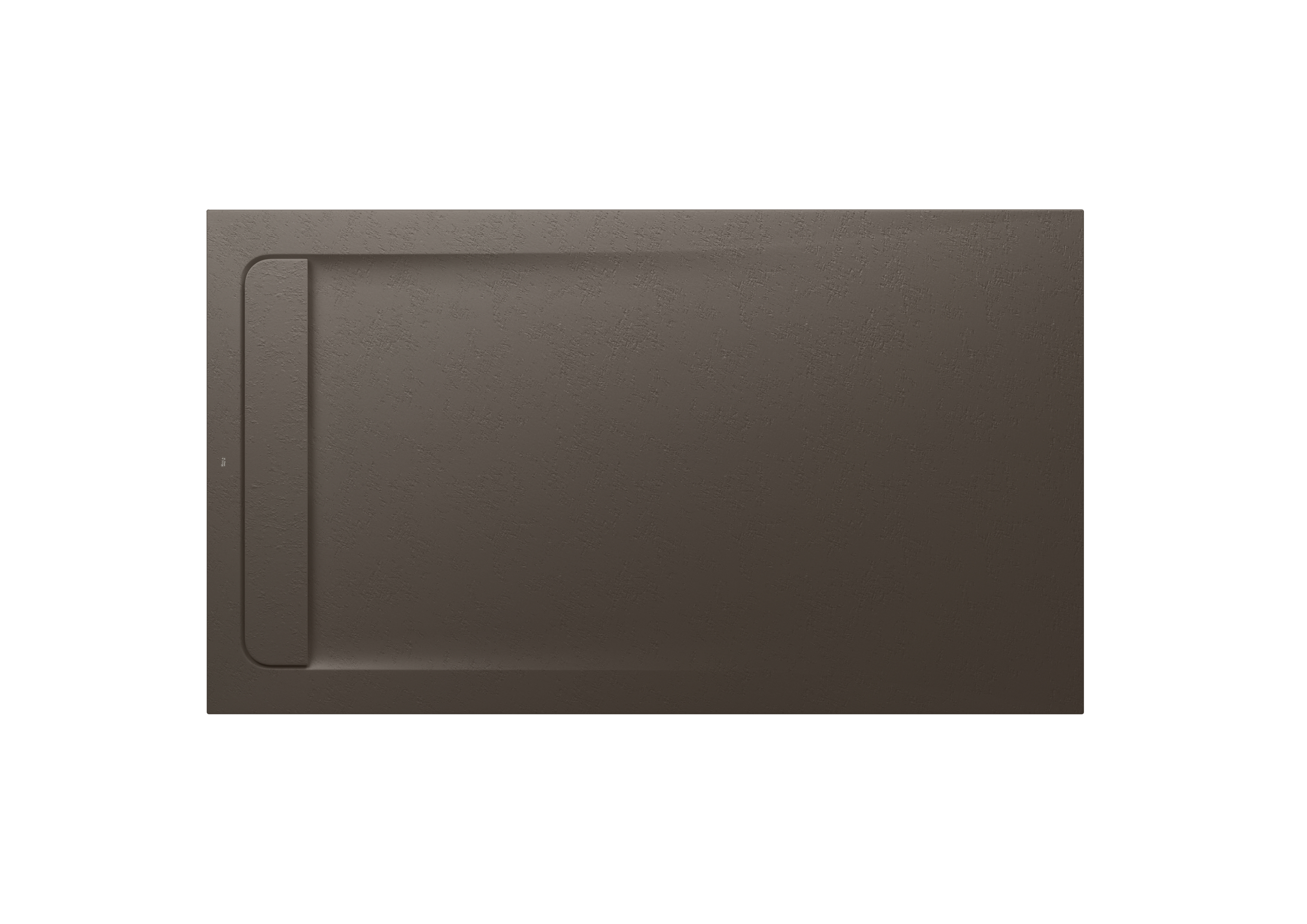 Aquos receveur en stonex avec vidage haut débit 1600x900 café