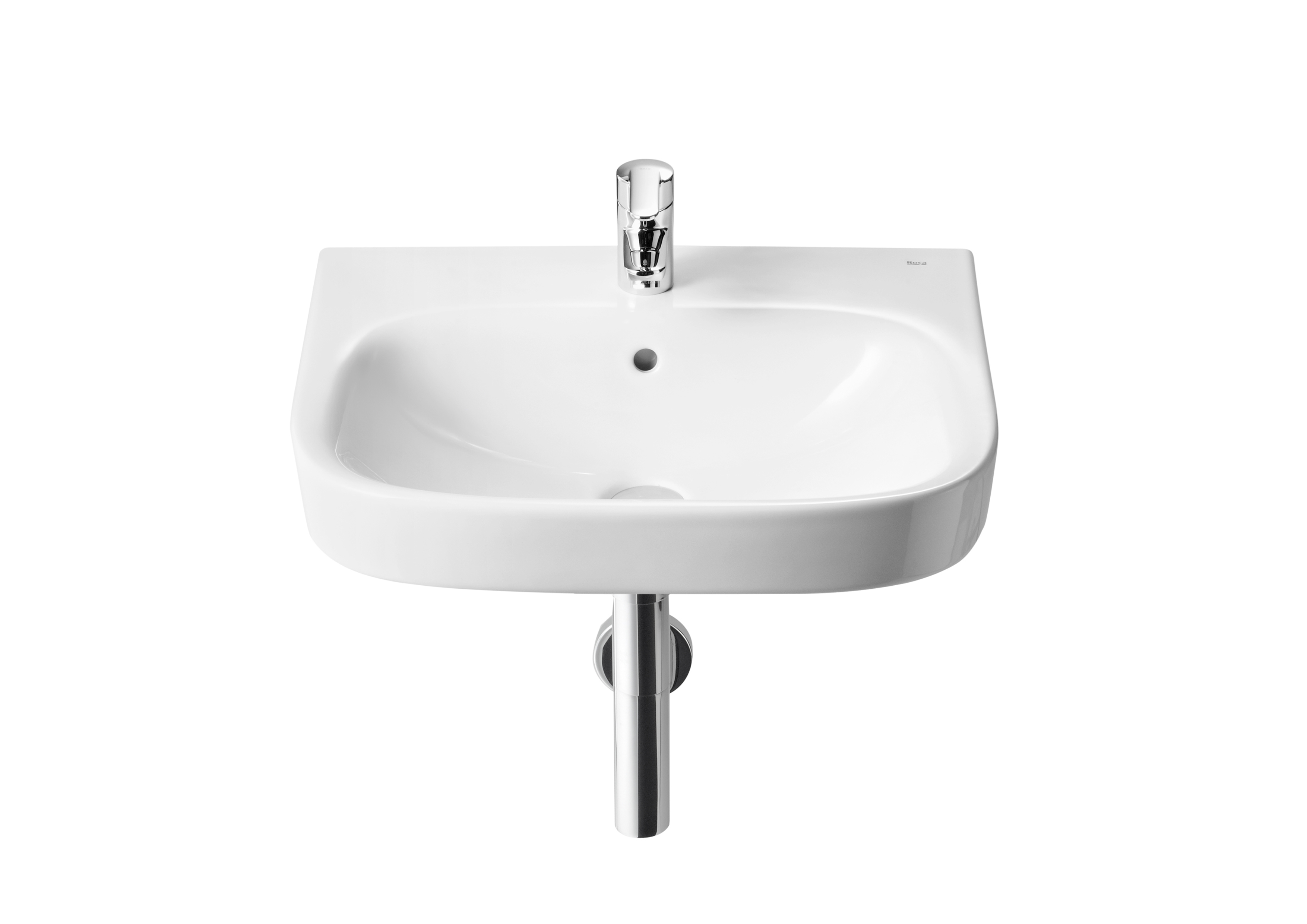 Debba lavabo suspendu avec jeu de fixations 500x420 blanc