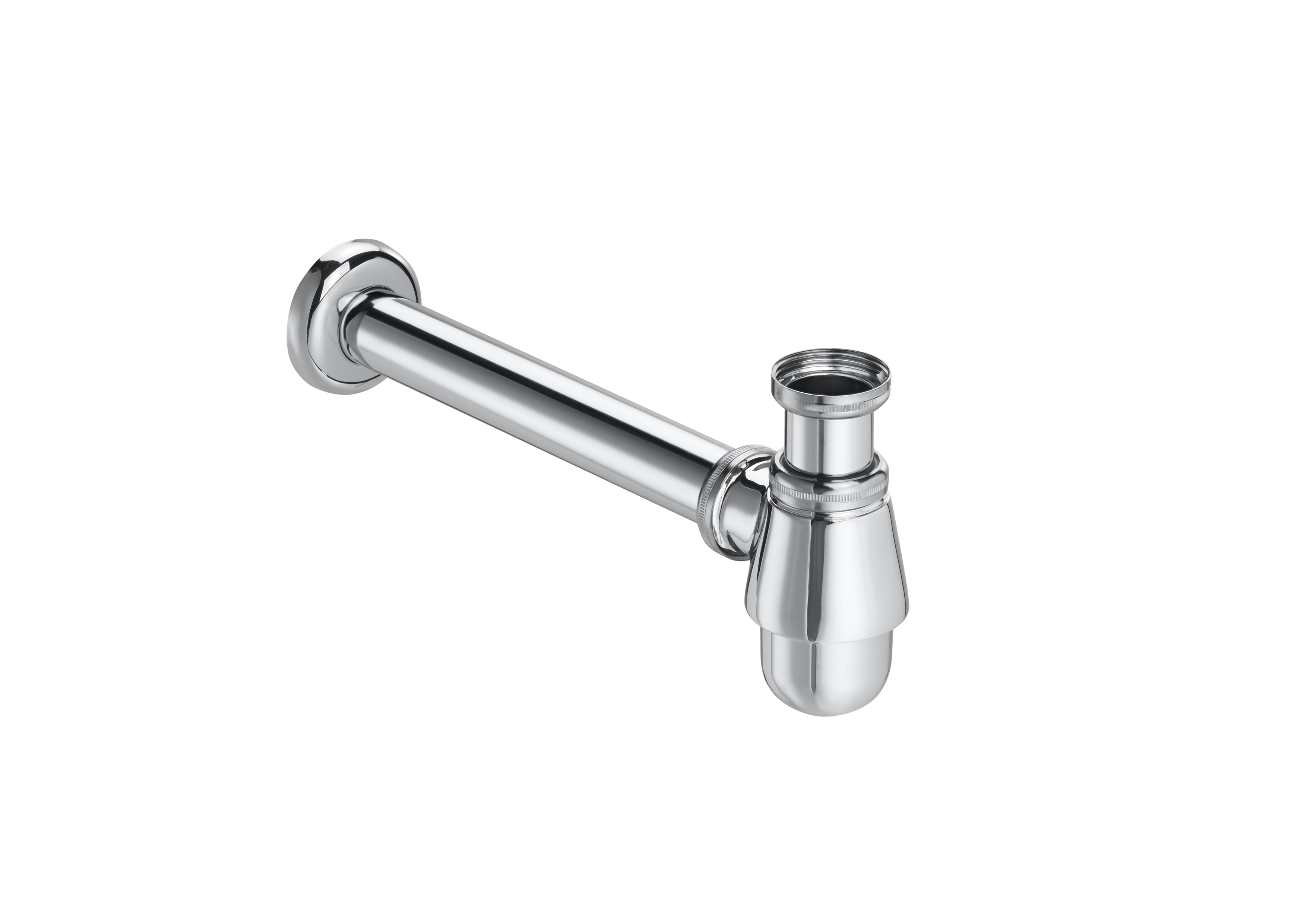 Siphon laiton pour bidet chromé 300mm
