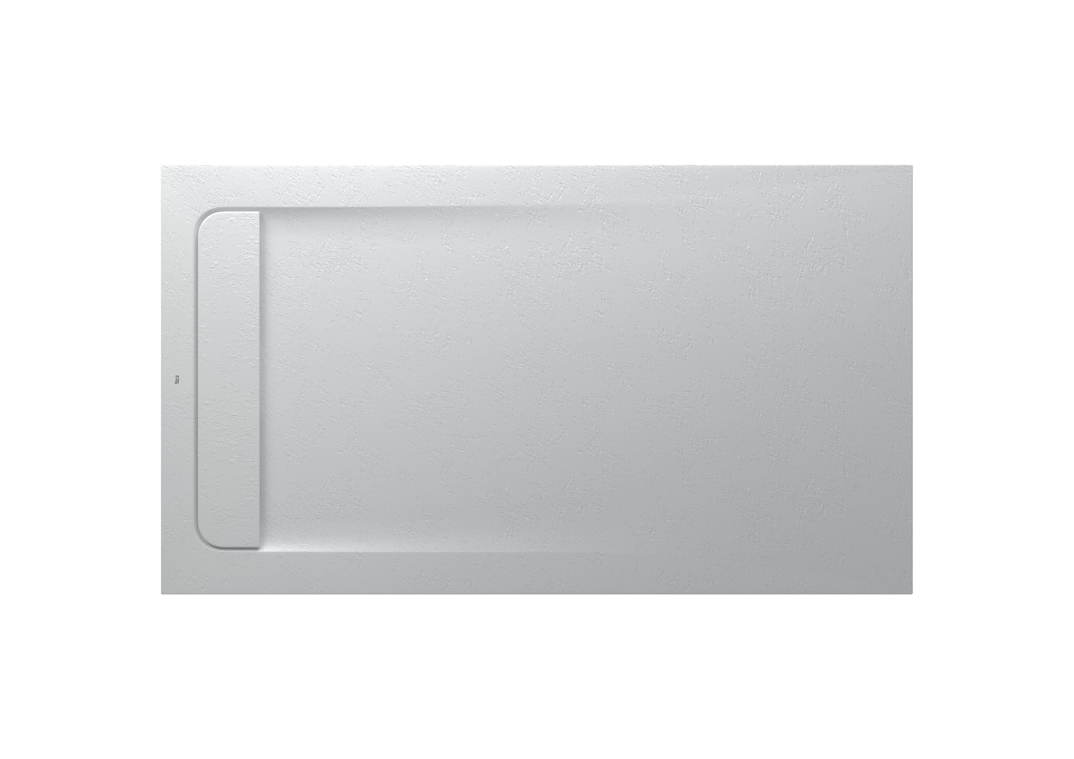 Aquos receveur en stonex avec vidage haut débit 1400x800 perle