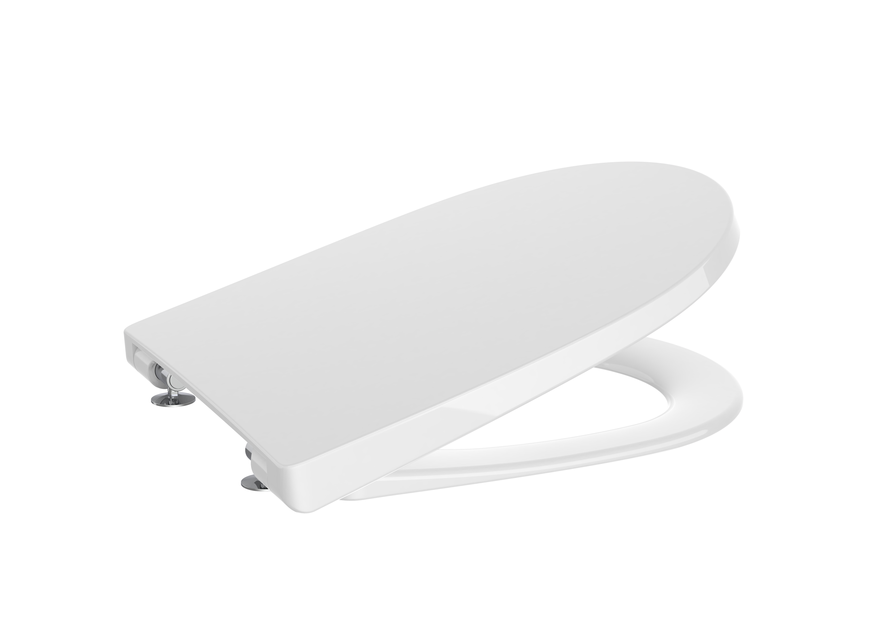 Ona abattant frein de chute compacte supralit blanc brillant