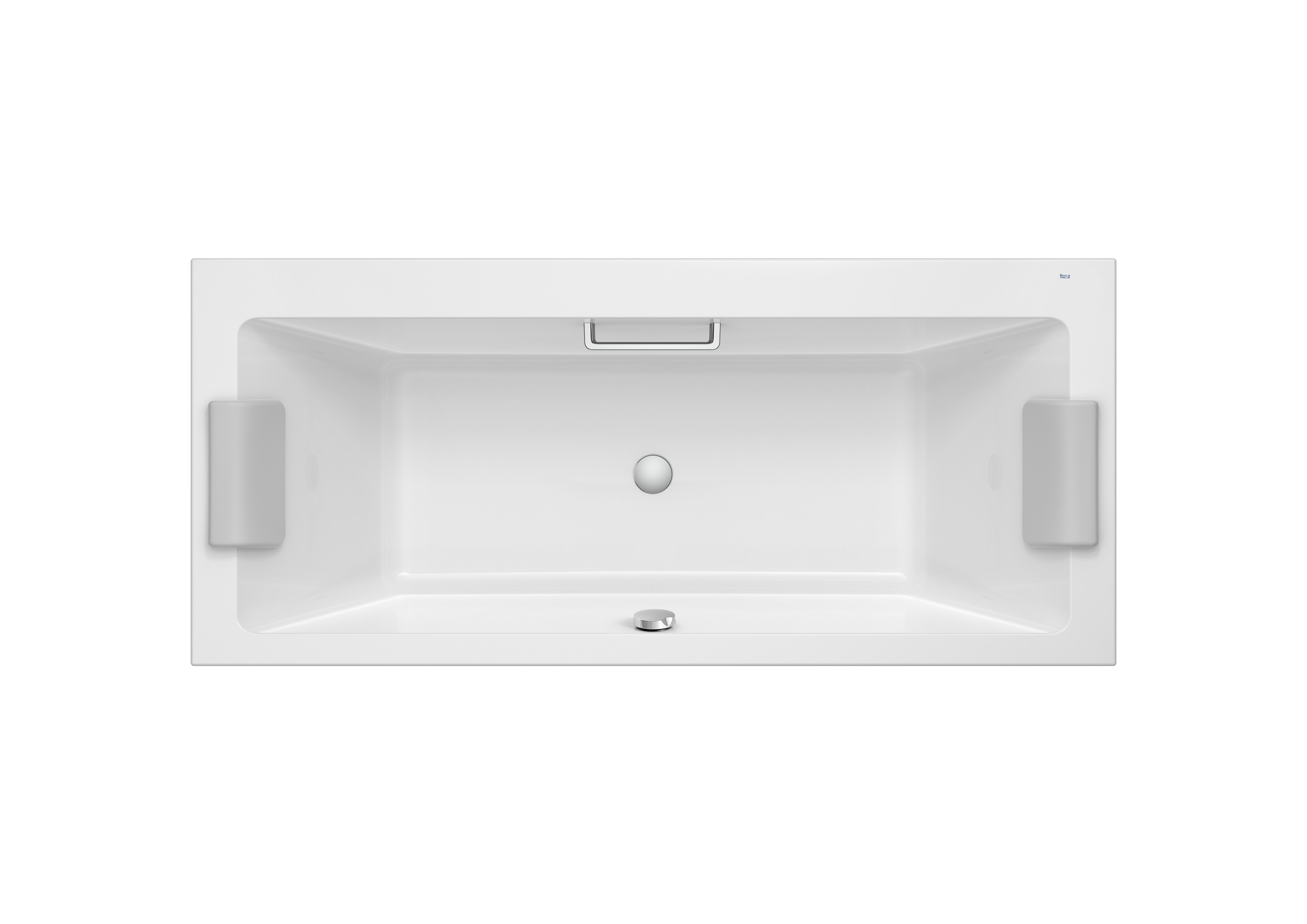 Vythos baignoire double acrylique avec pieds 180x80