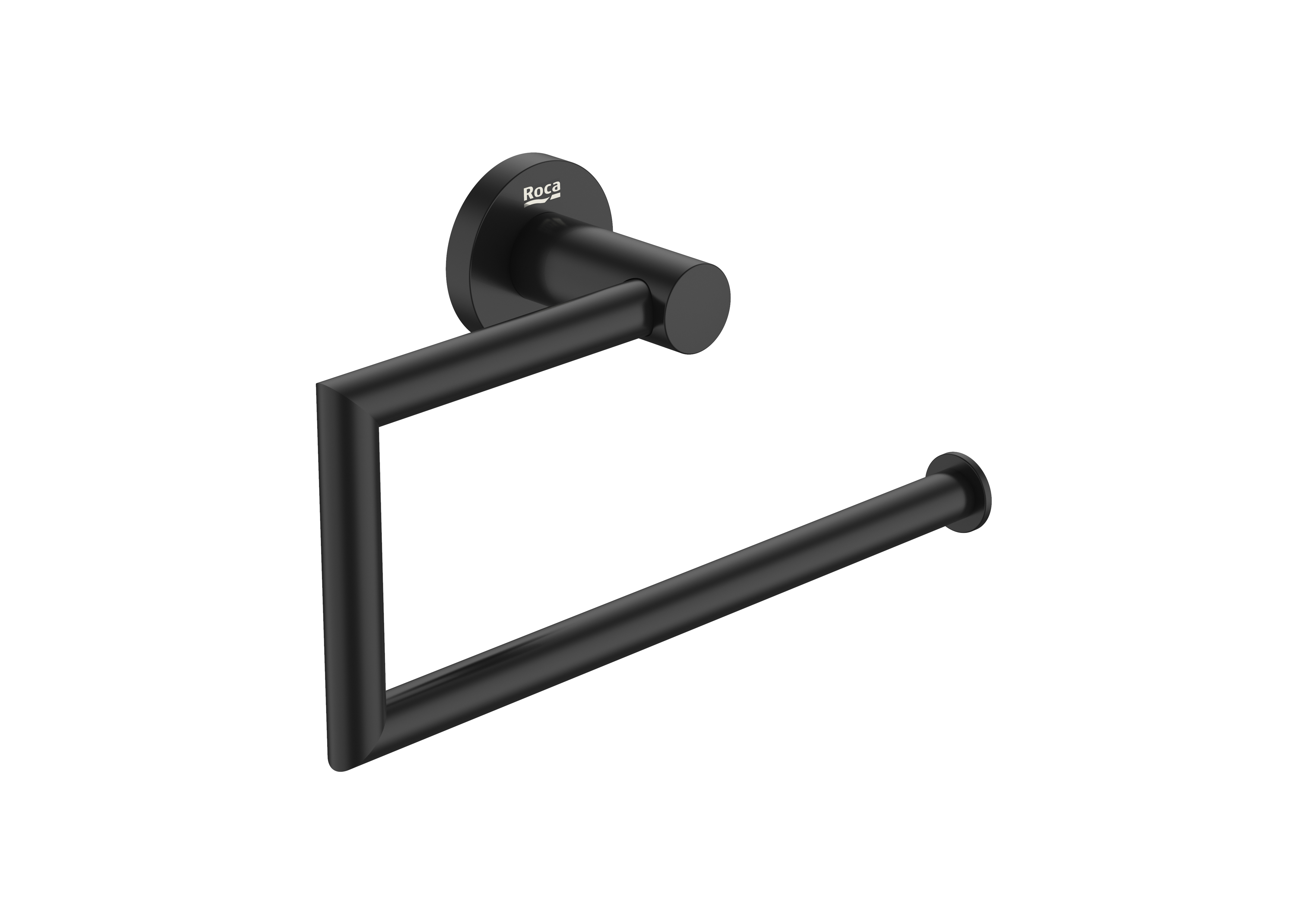 Hotel's round porte-serviettes anneau noir mat