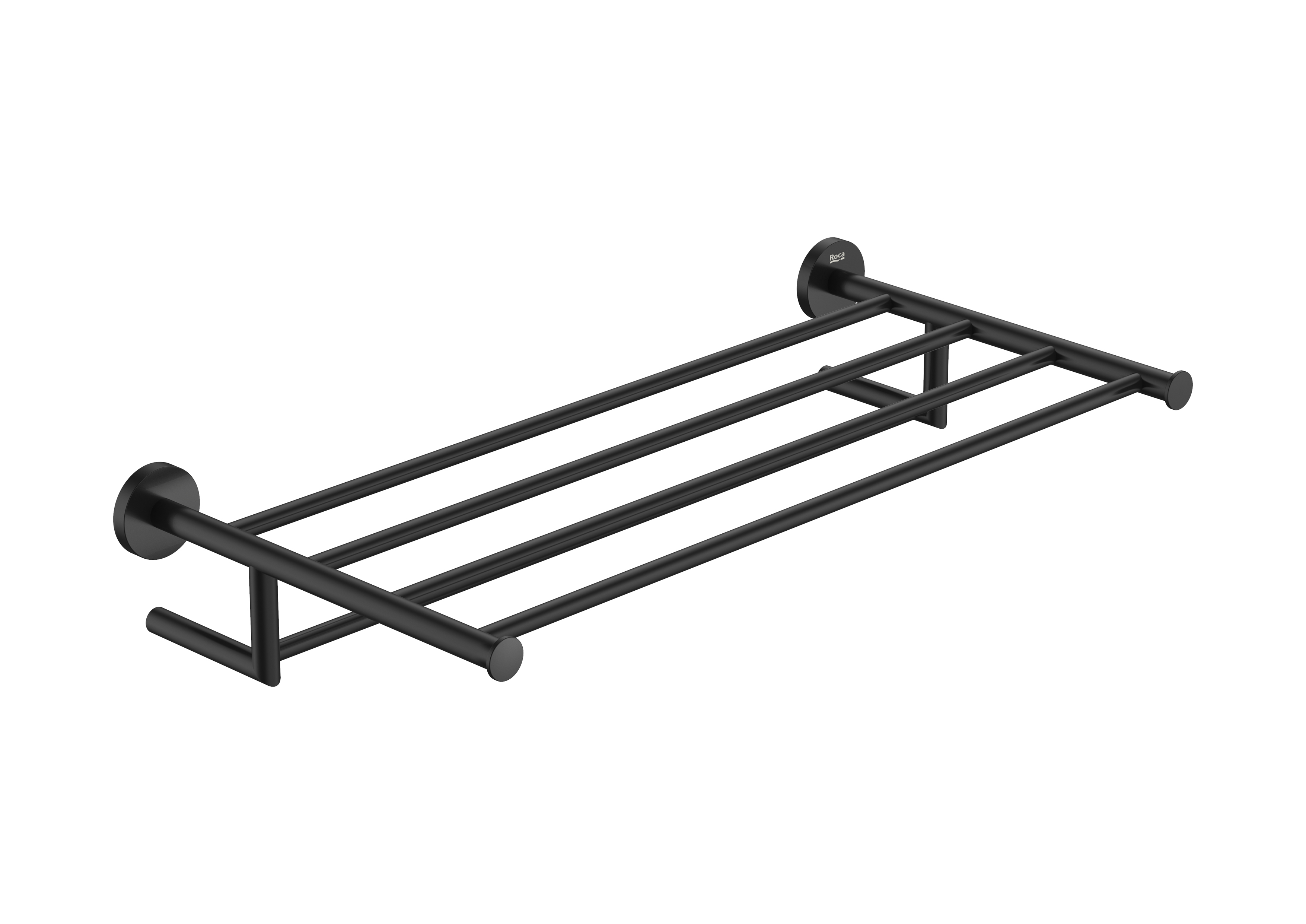 Hotel's round porte-serviettes de reserve noir mat