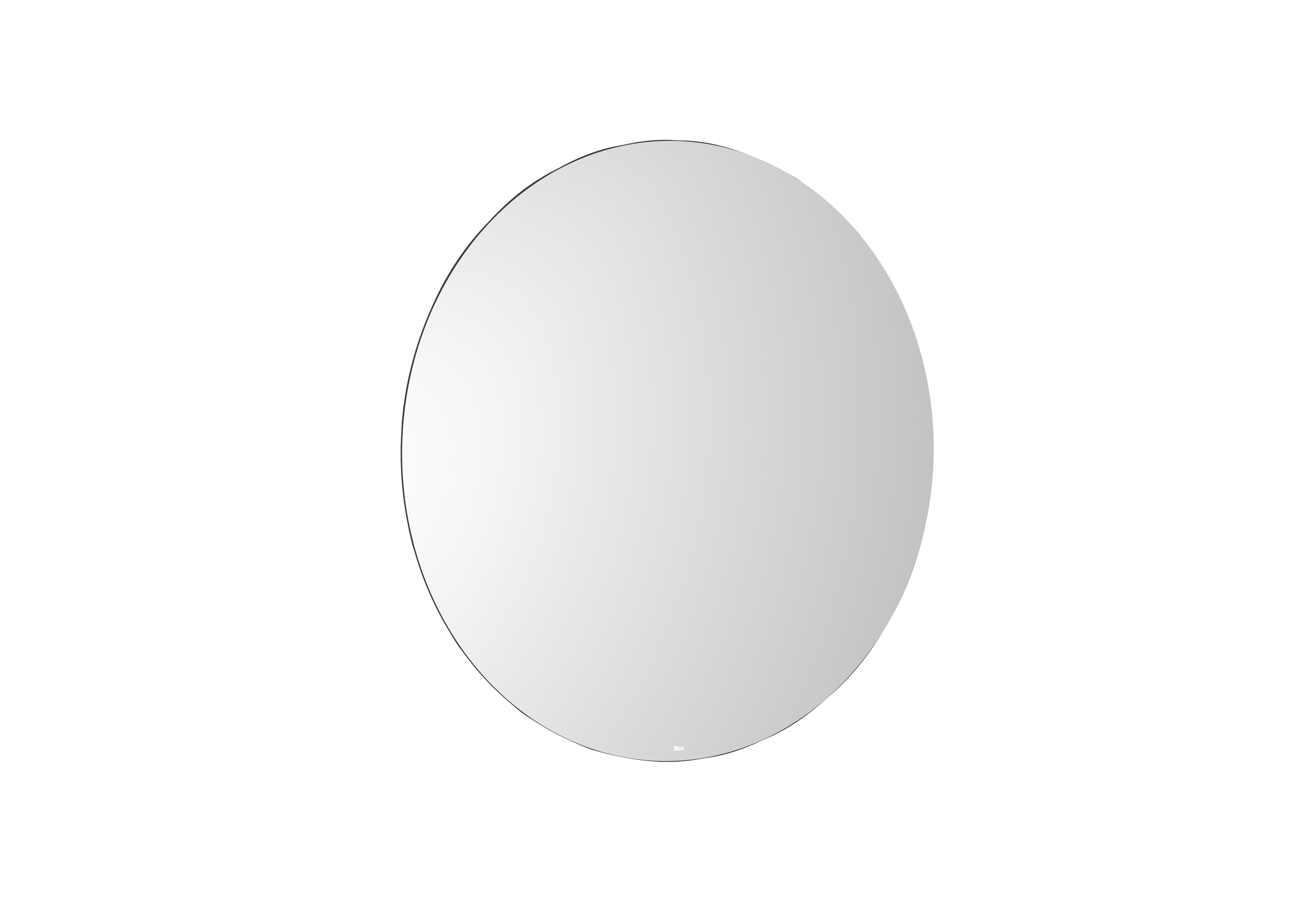 Luna miroir rond avec éclairage d'ambiance led ø800 x25