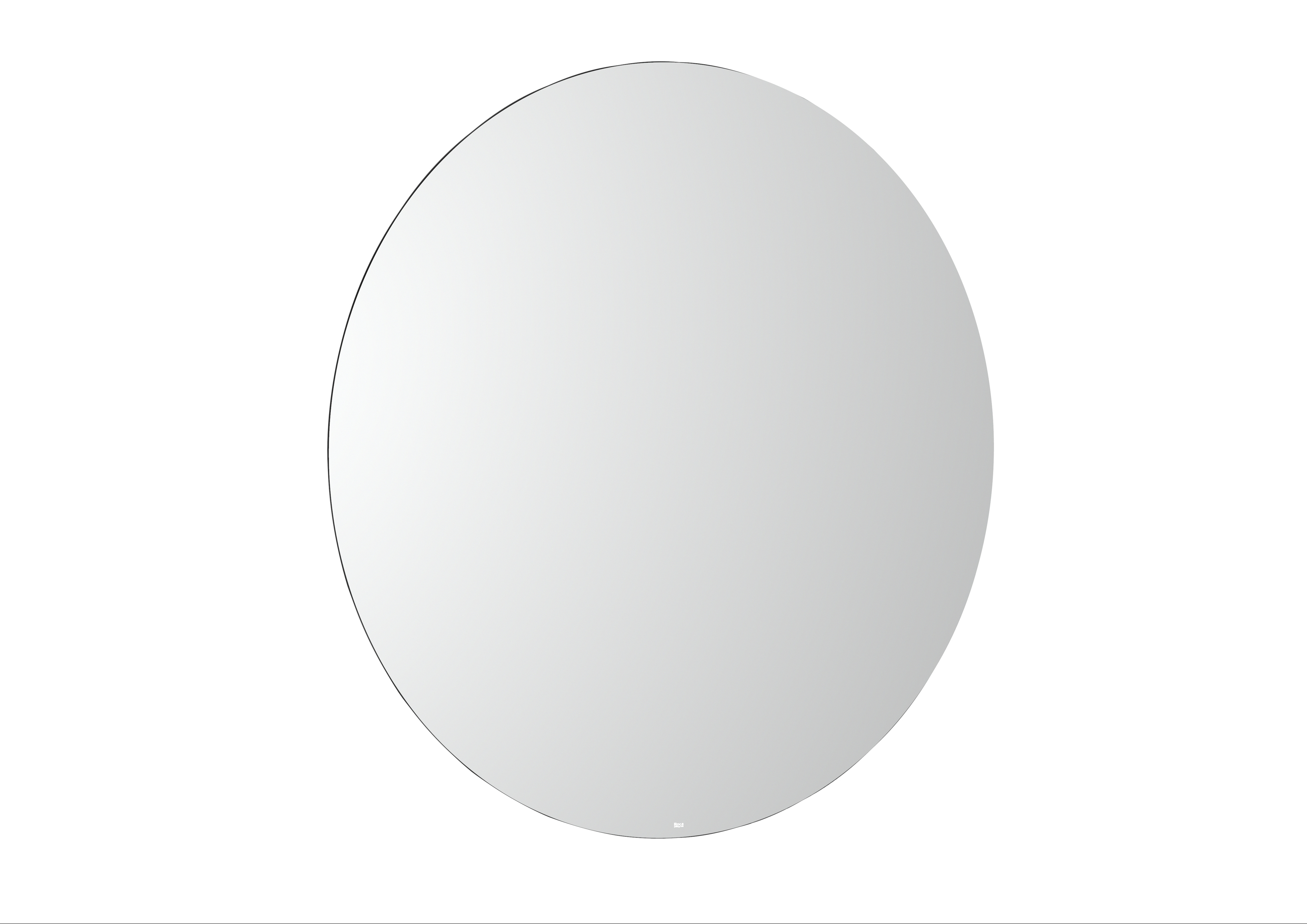 Luna miroir rond avec éclairage d'ambiance led ø1000 x25
