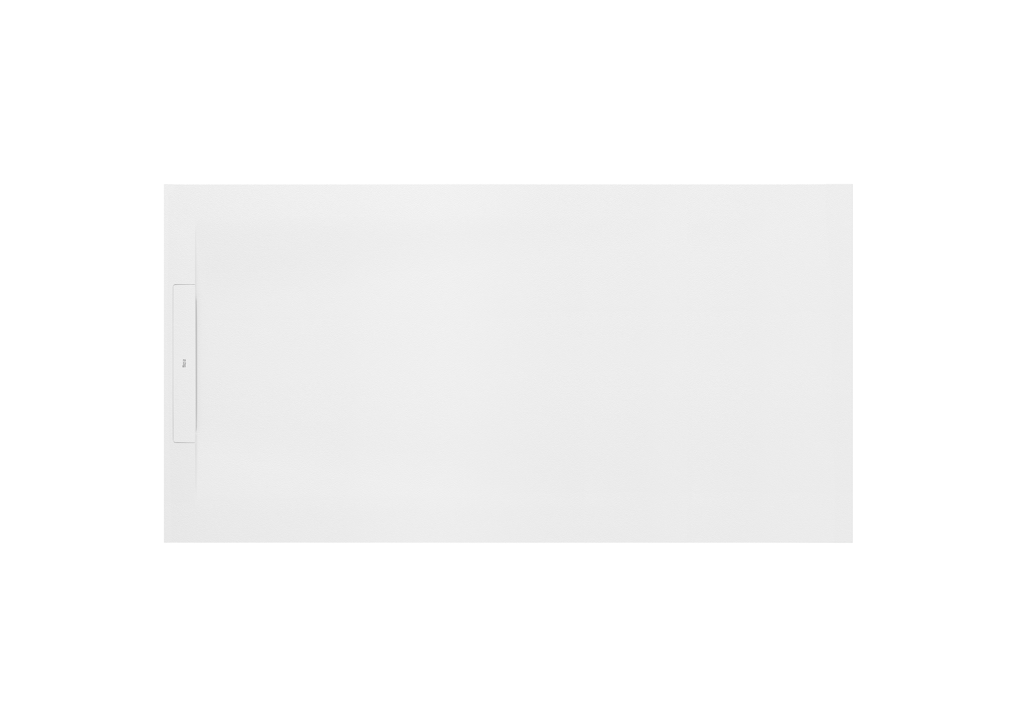 Pyros receveur en stonex avec vidage garde d'eau 30mm 1600x700 blanc