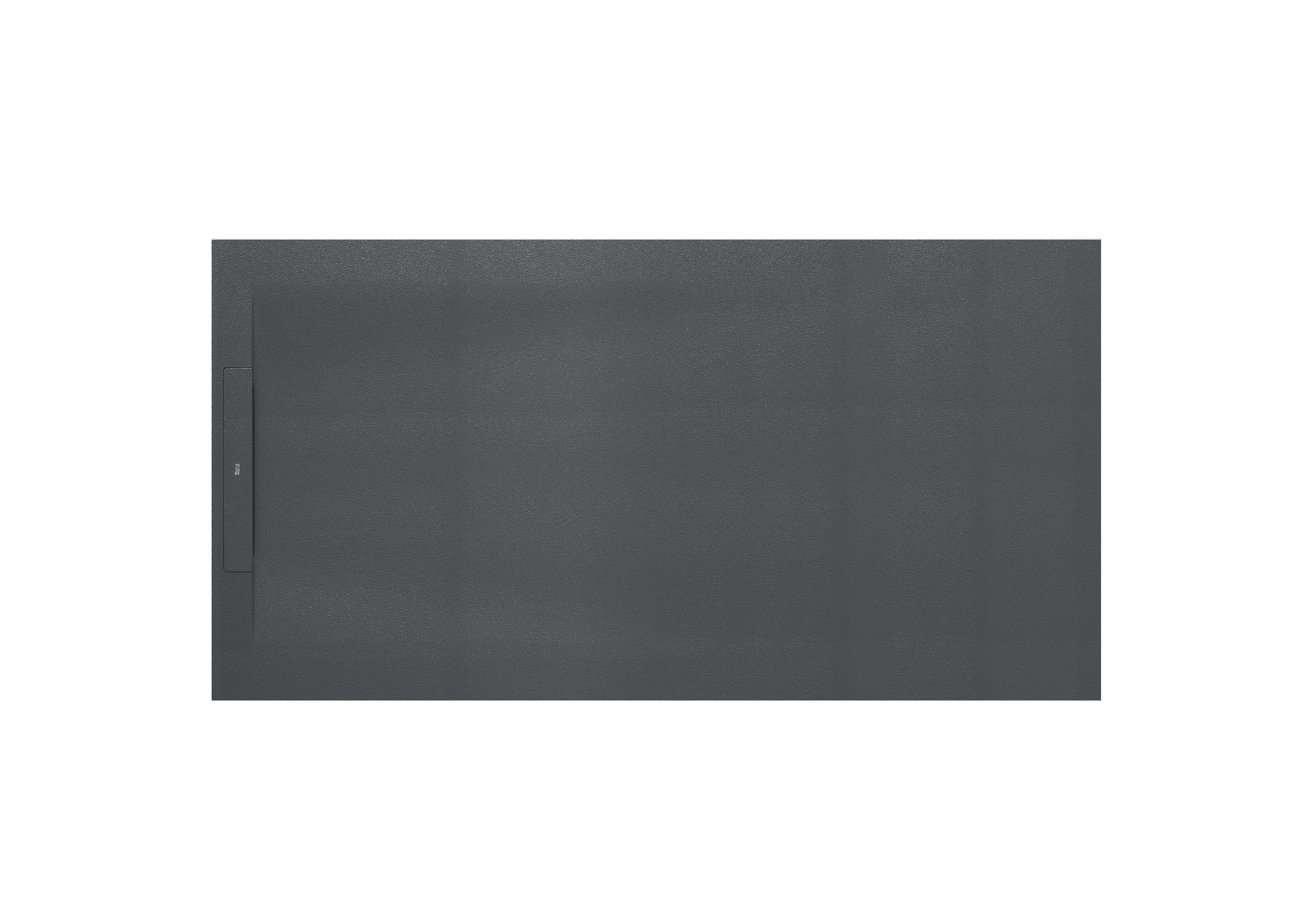 Pyros receveur en stonex avec vidage garde d'eau 30mm 1600x700 gris ardoise