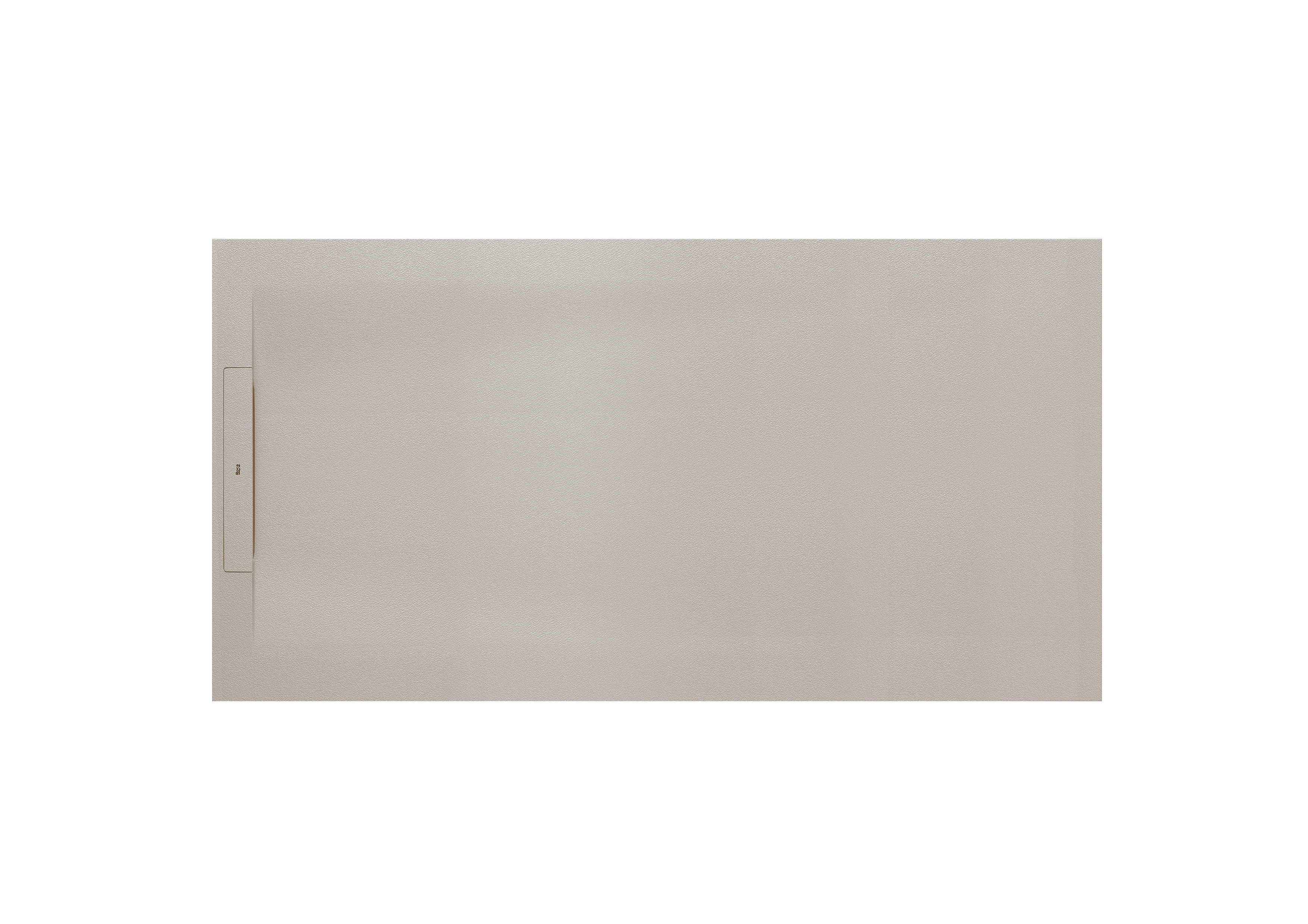 Pyros receveur en stonex avec vidage garde d'eau 30mm 1600x700 beige