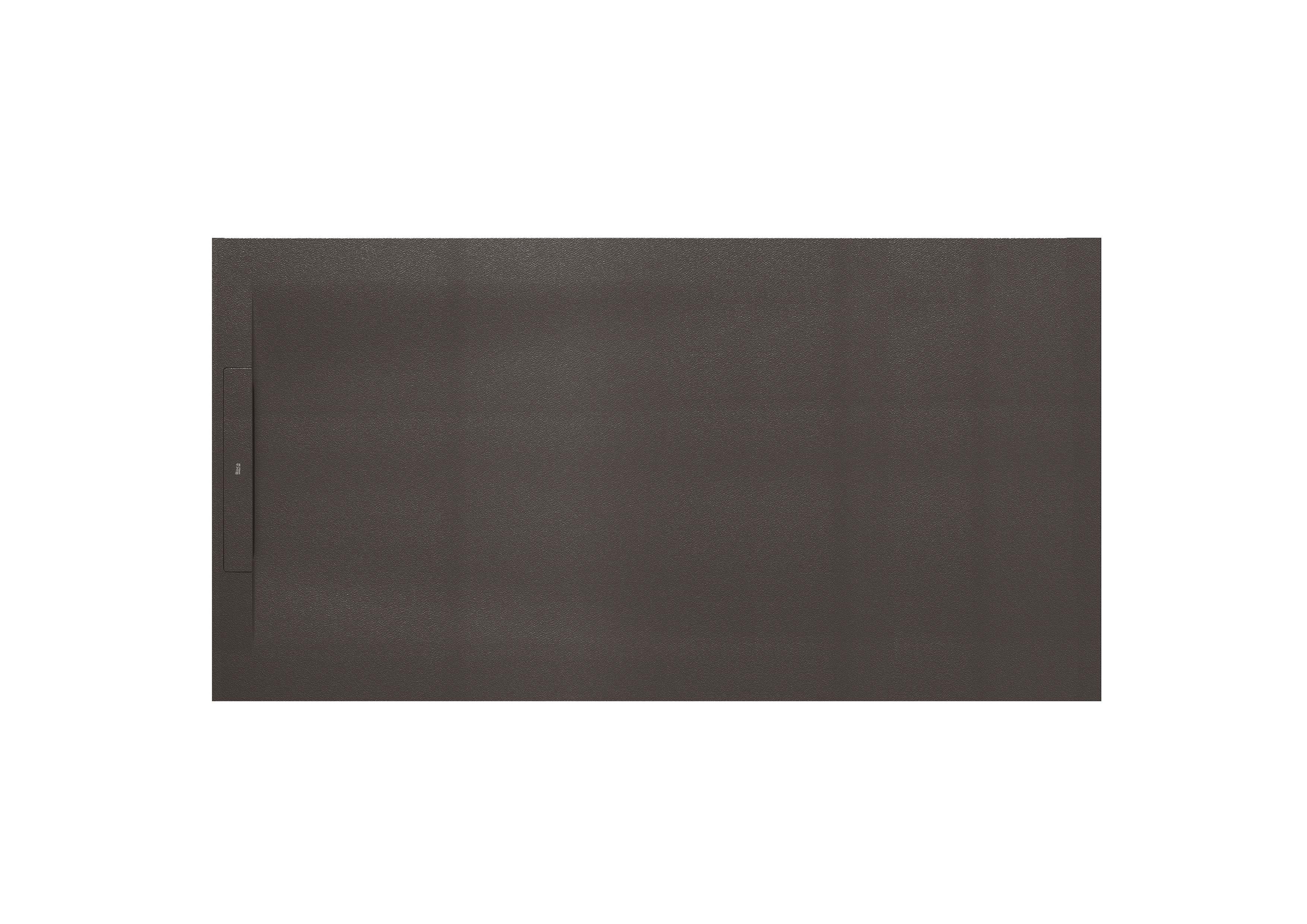 Pyros receveur en stonex avec vidage garde d'eau 30mm 1600x700 café